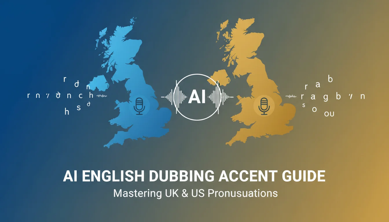 AI配音英文口音怎么选？英音美音澳音实测对比