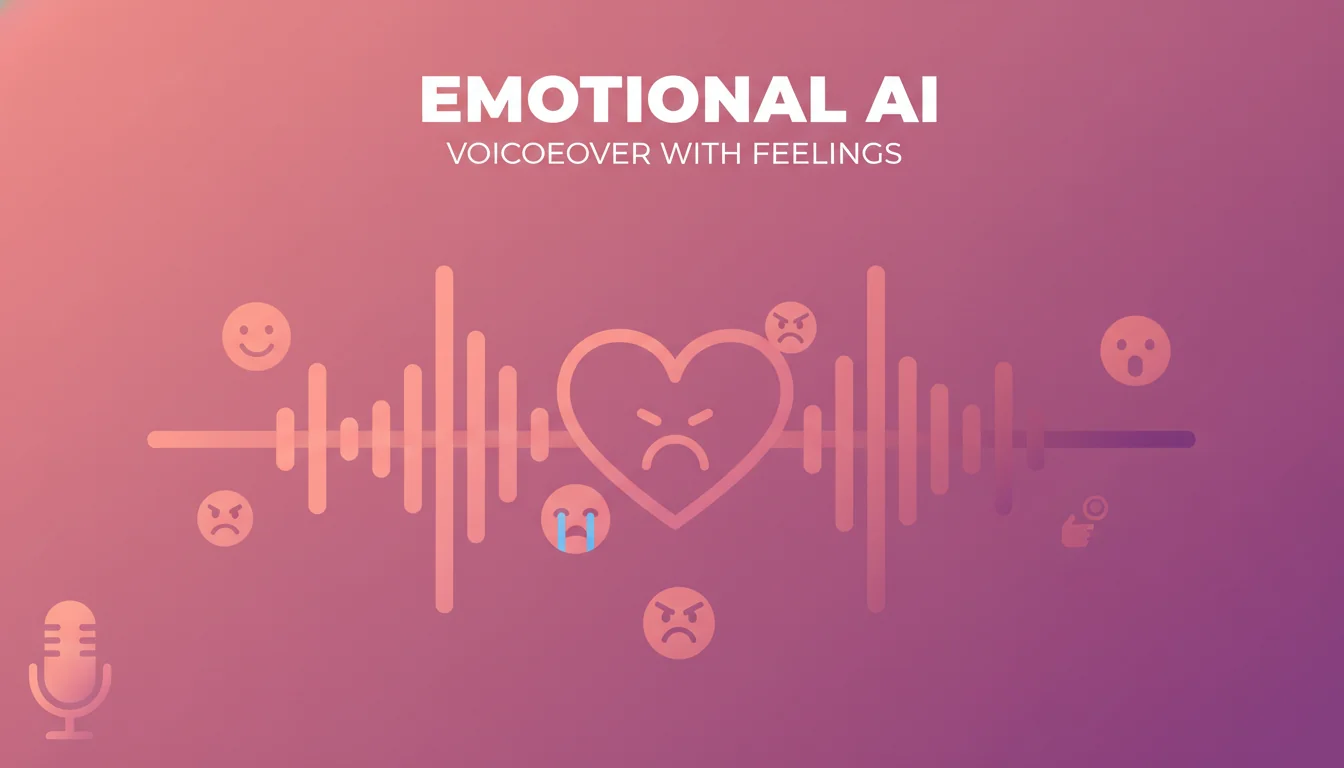 AI配音带情感的5种方法：让声音不再冷冰冰