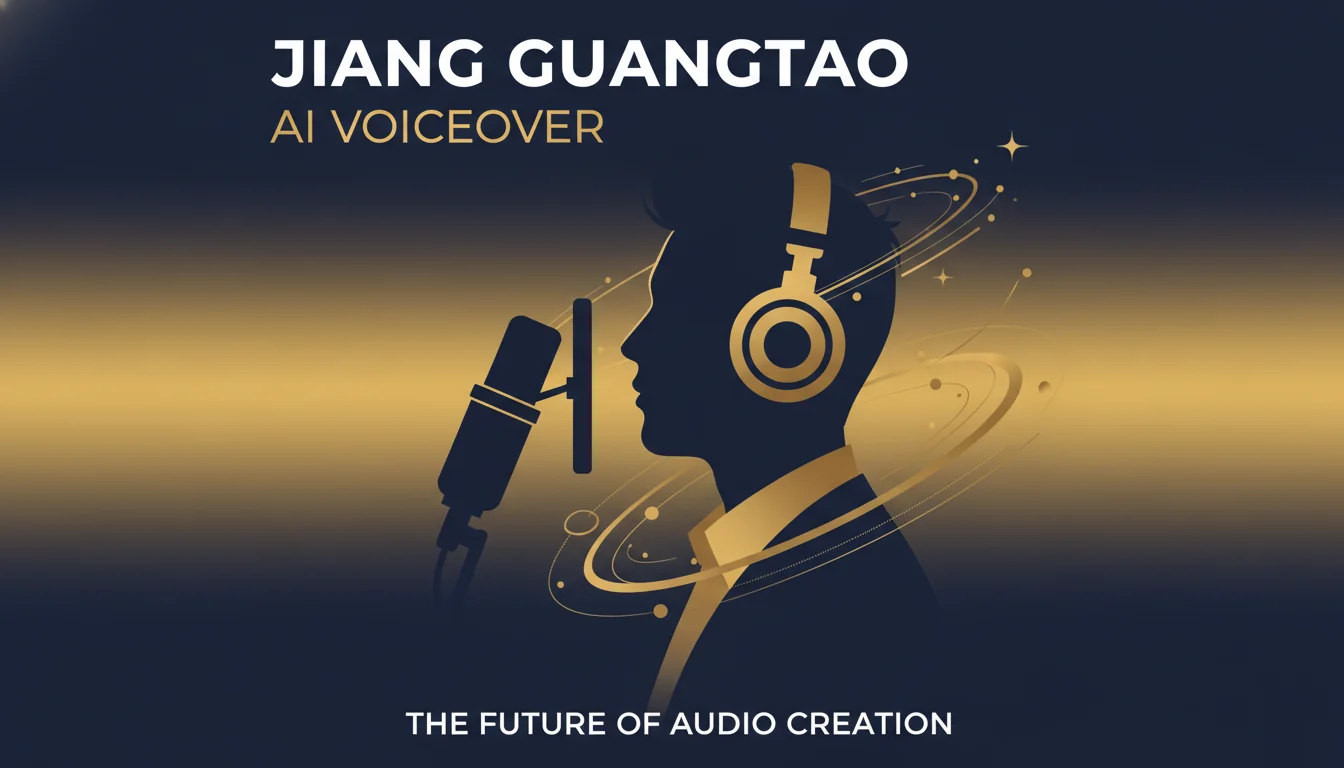 姜广涛AI配音怎么做？知名配音演员声音克隆技术分析