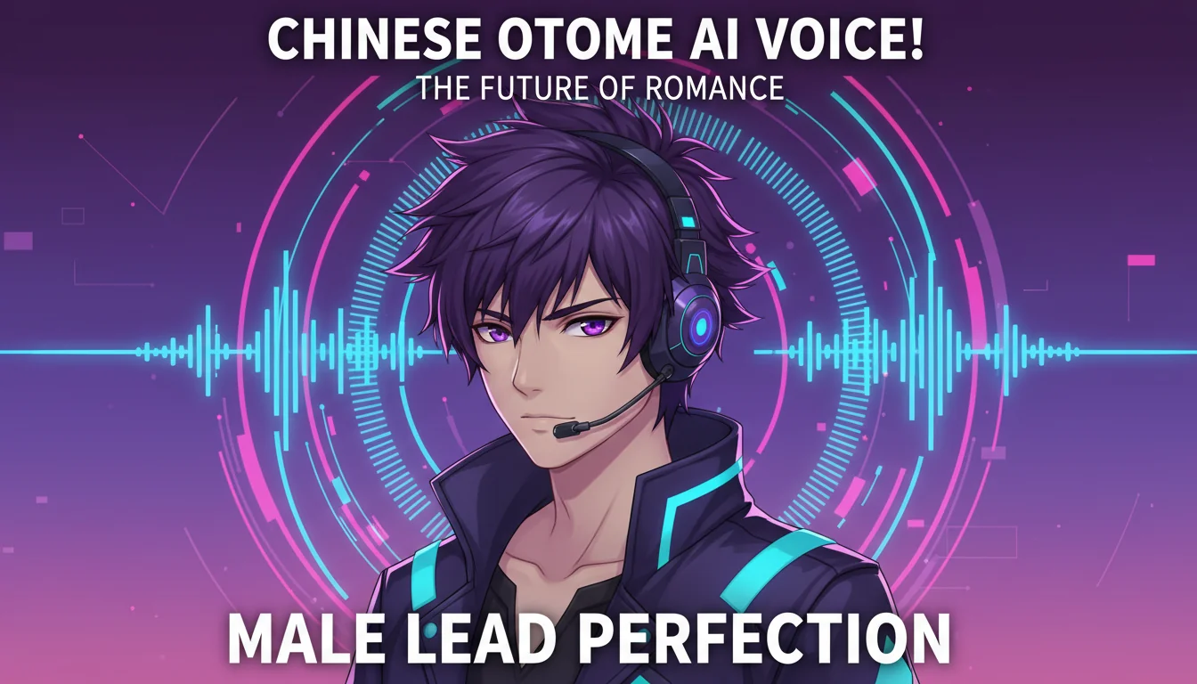 国乙男主AI配音怎么做？乙女游戏角色声音克隆教程
