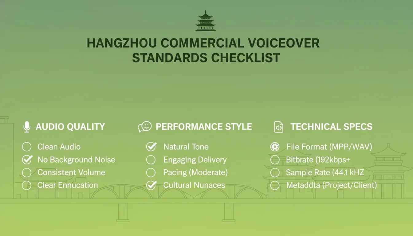 杭州AI配音要求有哪些？本地商业项目配音标准参考