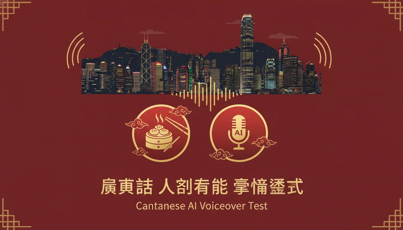 粤语AI配音怎么做？3款工具实测发音准确度 - FlowPix