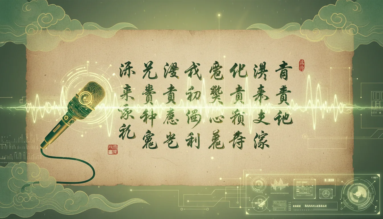 诗词AI配音怎么做？古诗词朗诵配音的正确打开方式 - FlowPix