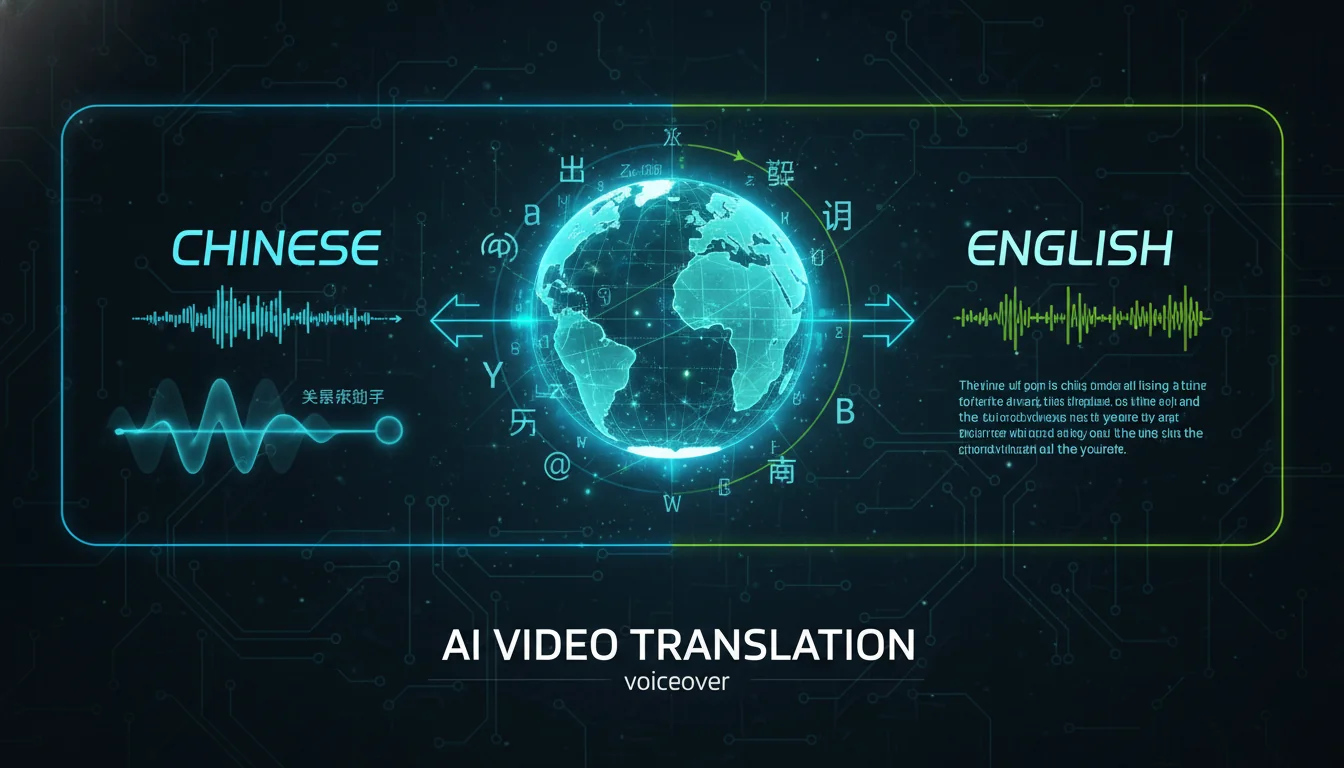AI视频翻译配音怎么做？3款工具实测从翻译到对口型全流程