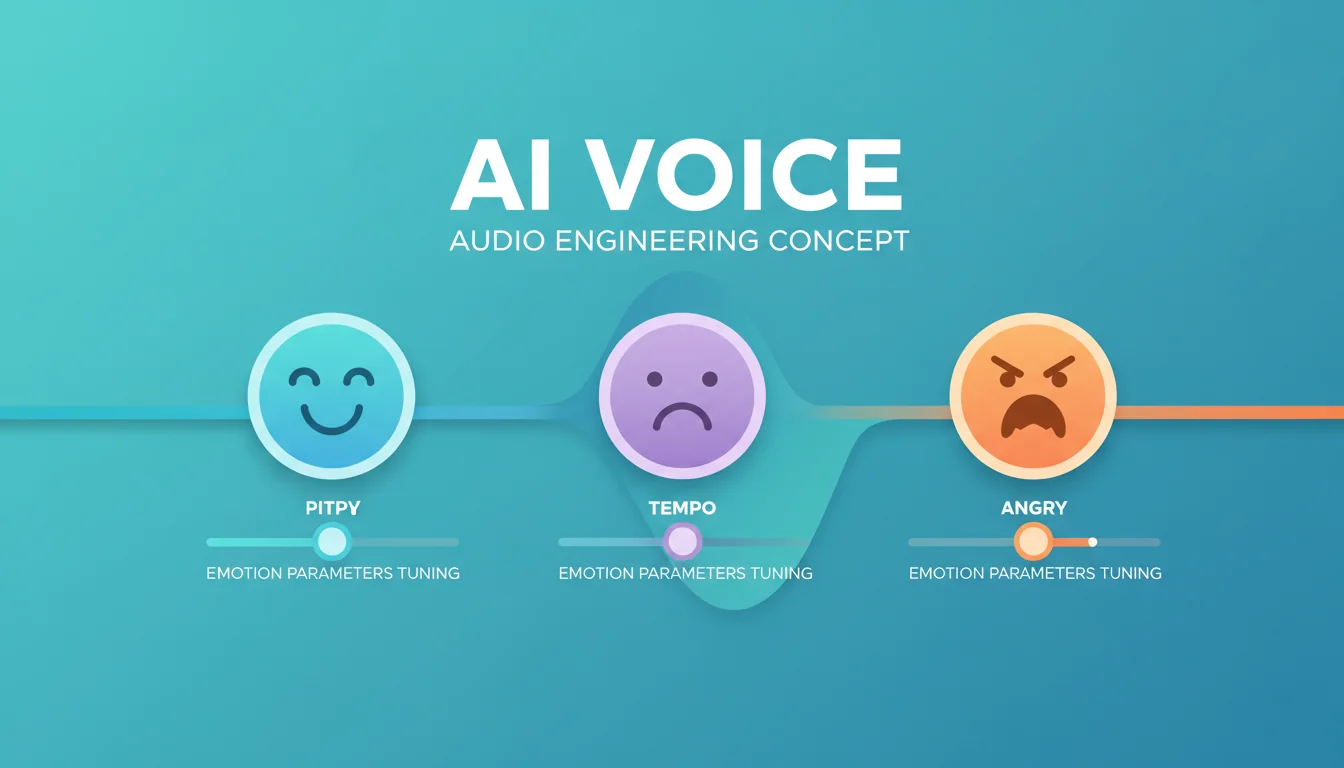 AI配音带感情怎么调？5个参数让AI哭笑怒骂都像真人