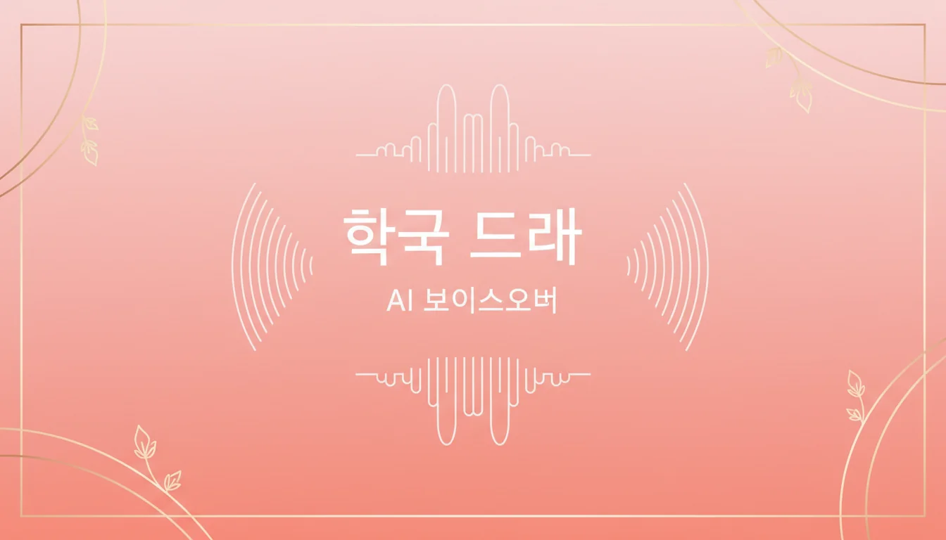 韩剧配音AI怎么做？3款工具做出韩剧女主角同款声音