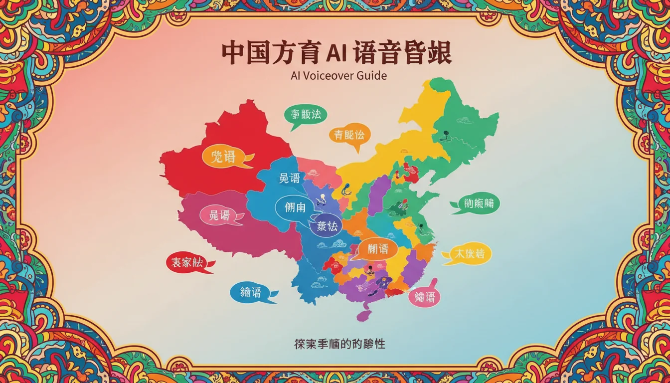 AI配音方言怎么做？3款工具做出地道方言配音