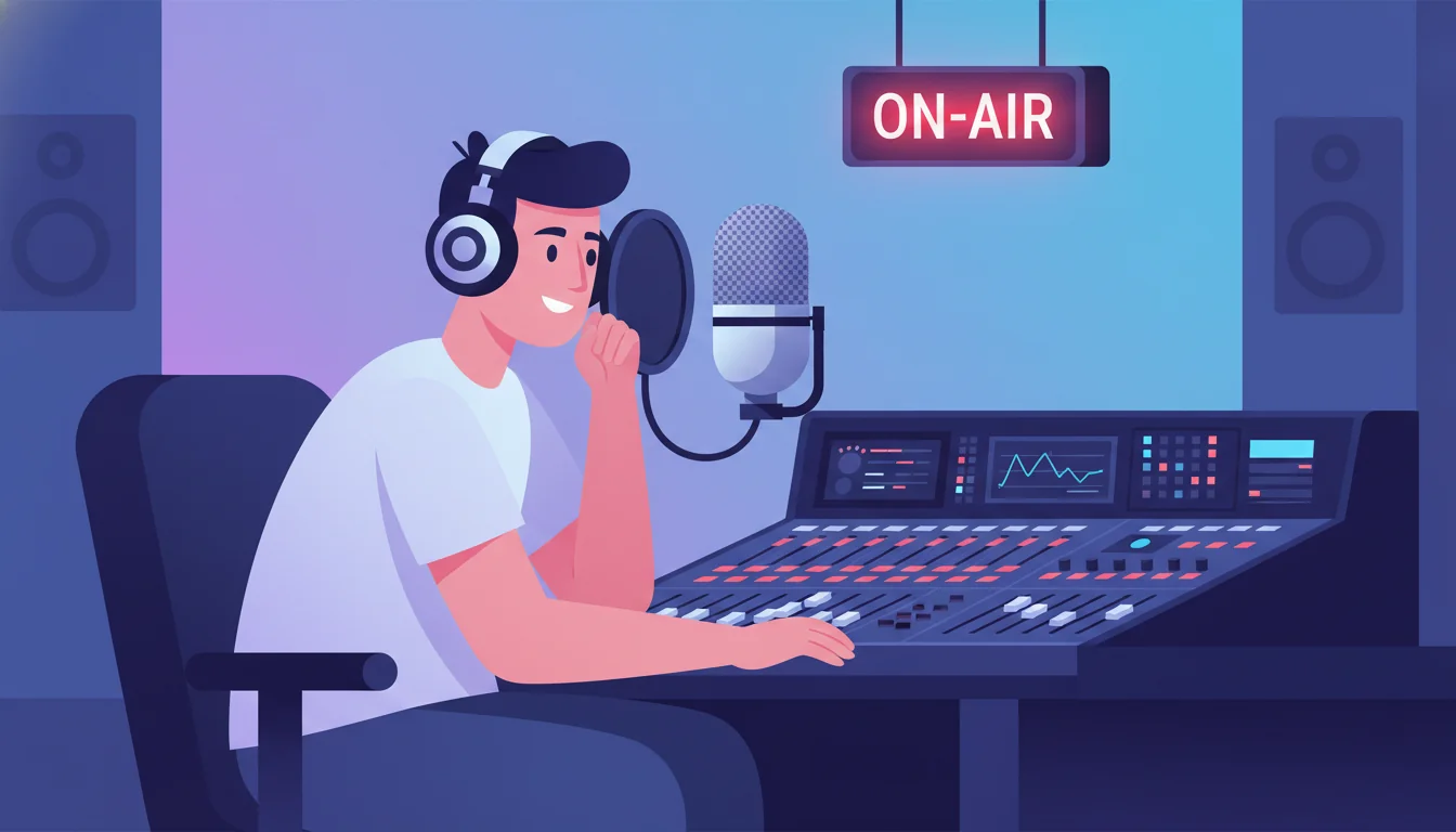 AI配音做电台风格怎么调？DJ和广播主播声线的参数设置