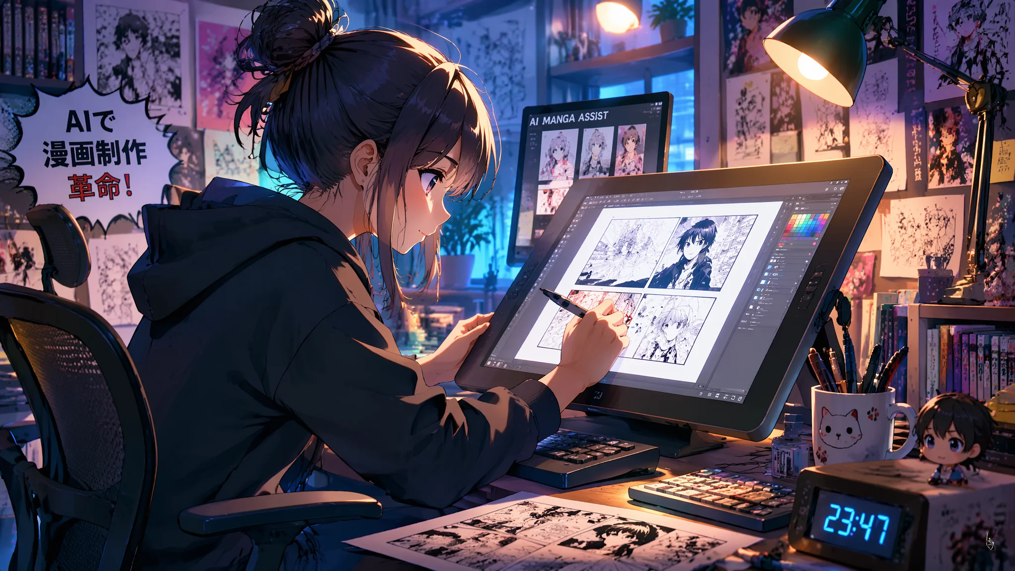AI漫画创作教程——从分镜到成稿的全流程展示