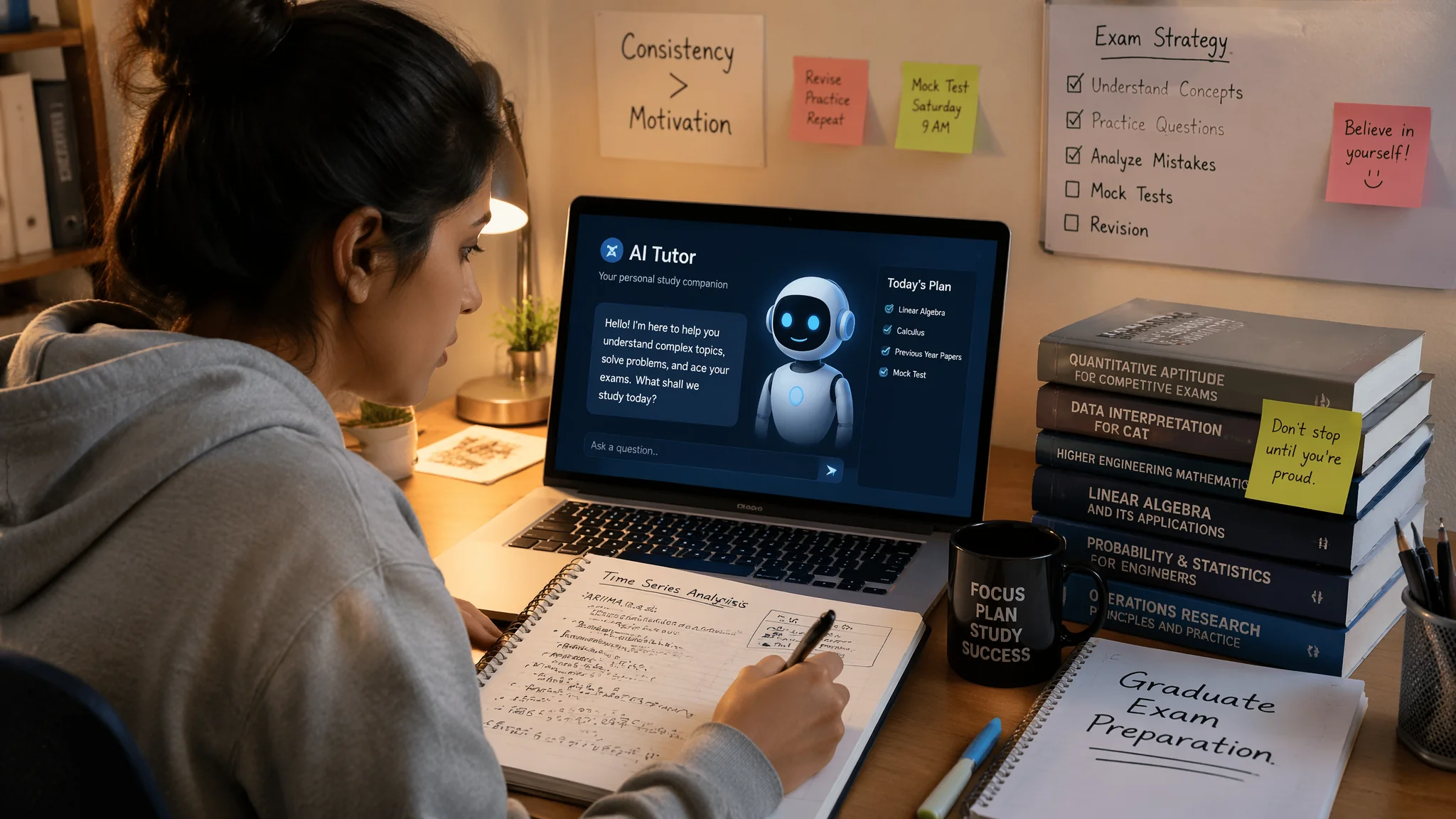 AI考研辅导教程2026：用AI刷题规划和整理笔记高效备考研究生的方案