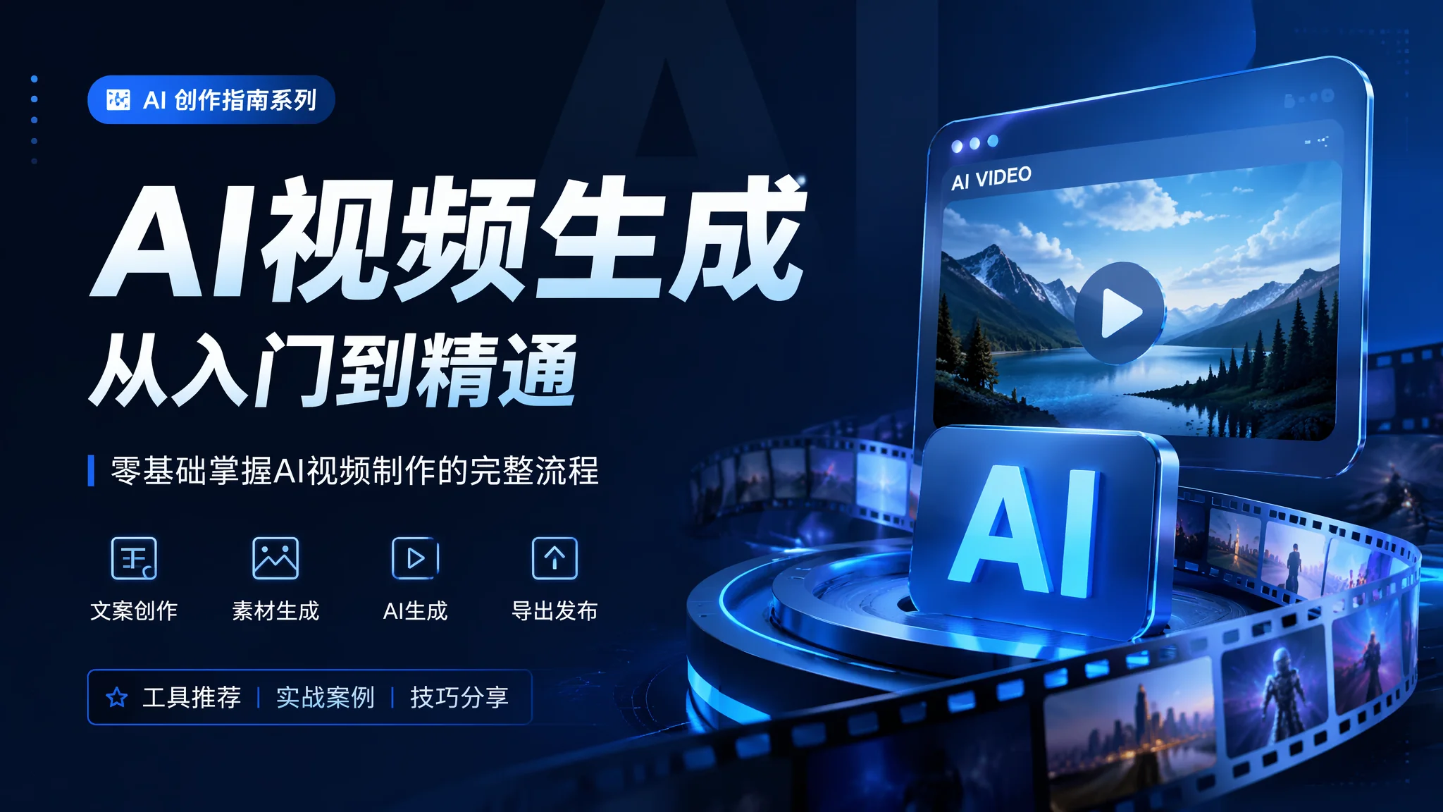 AI视频生成从入门到精通：2026年用AI做视频的完整教程