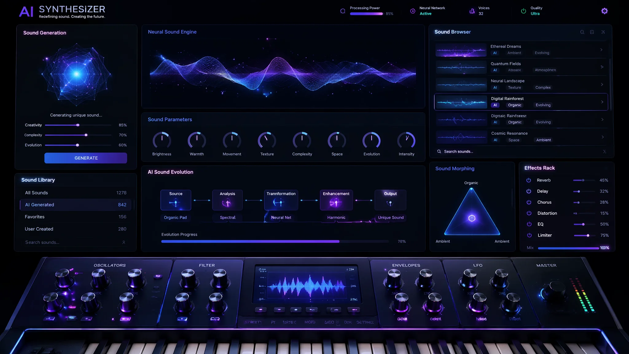 电子声音合成器AI工具推荐：创造世界上不存在的声音就这么简单