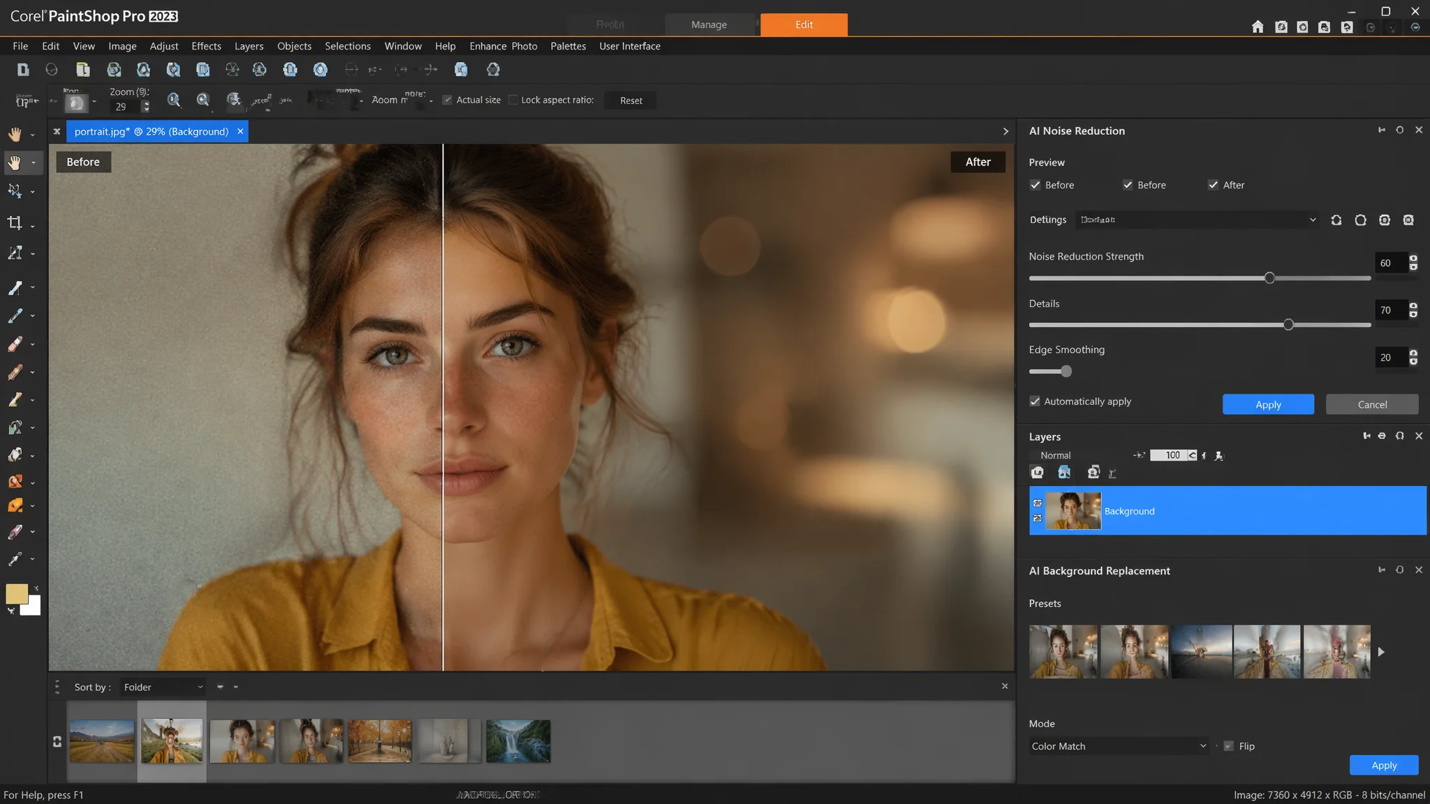 PaintShop Pro AI修图实测：被低估的老牌修图软件现在还能打吗