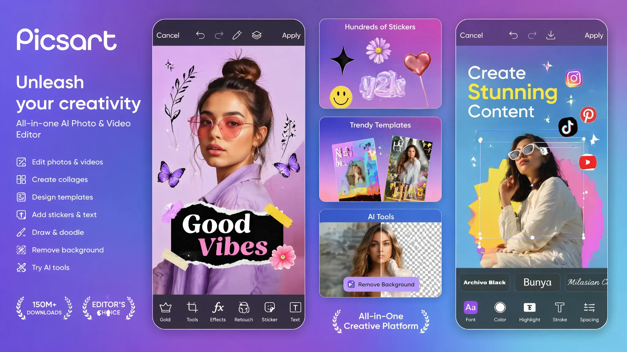 Picsart AI修图工具实测：一亿人都在用的免费修图App到底好在哪