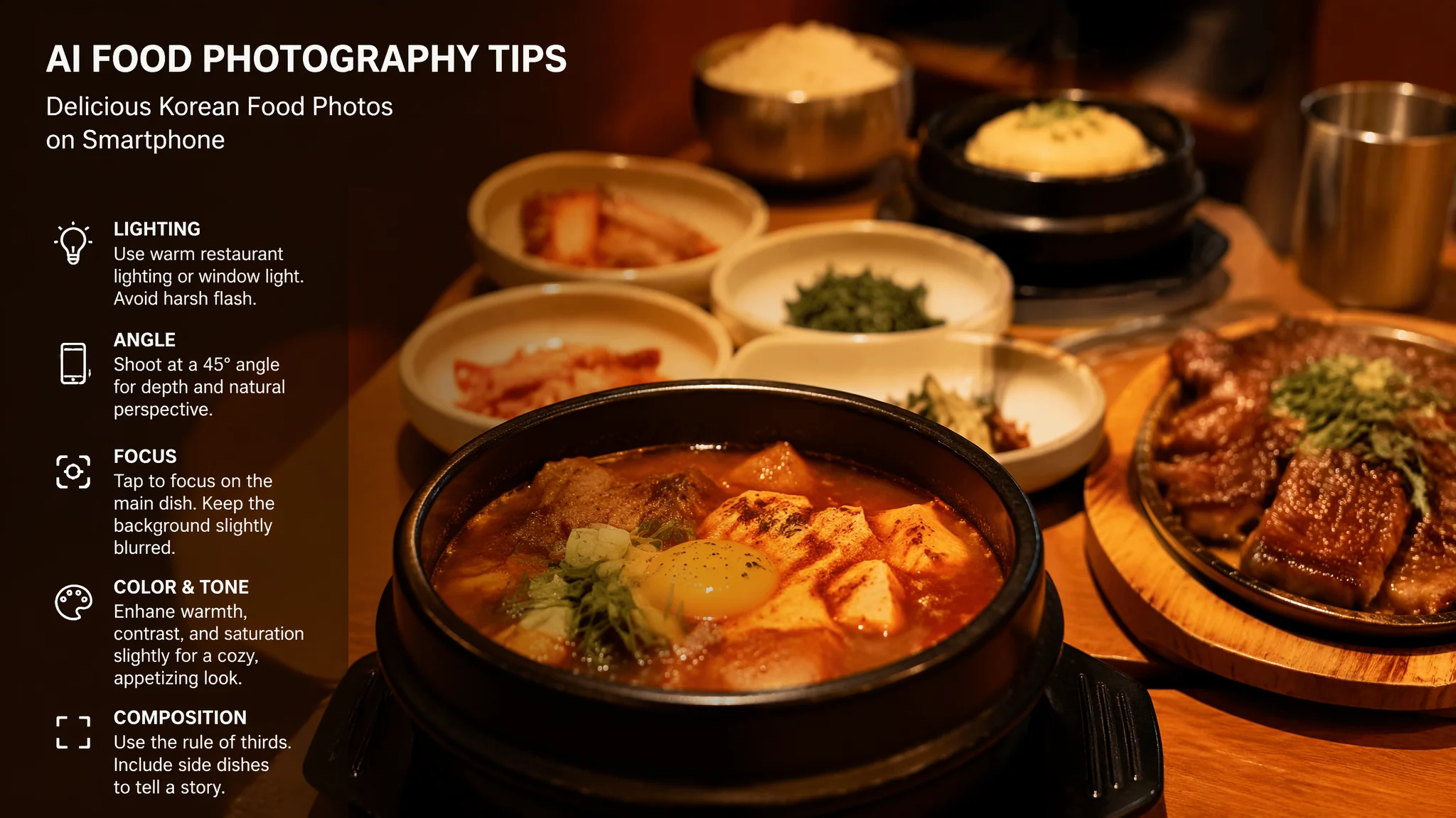 AI로 음식 사진 맛있게 보정하는 법: 식당 사진 작가가 알려주는 꿀팁