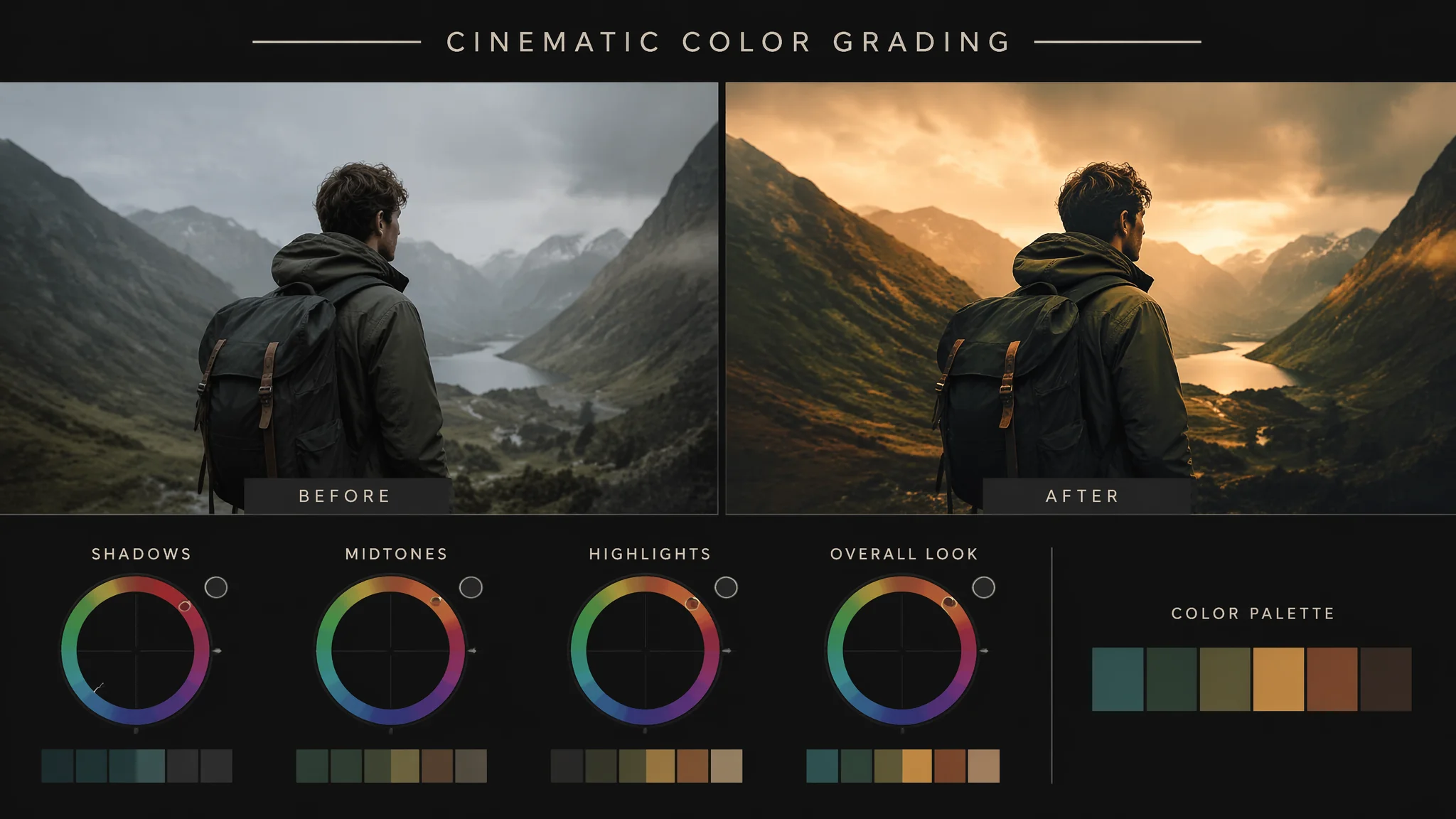 AI 사진 보정 색보정(Color Grading) 완벽 가이드: 영화 같은 분위기 만드는 법