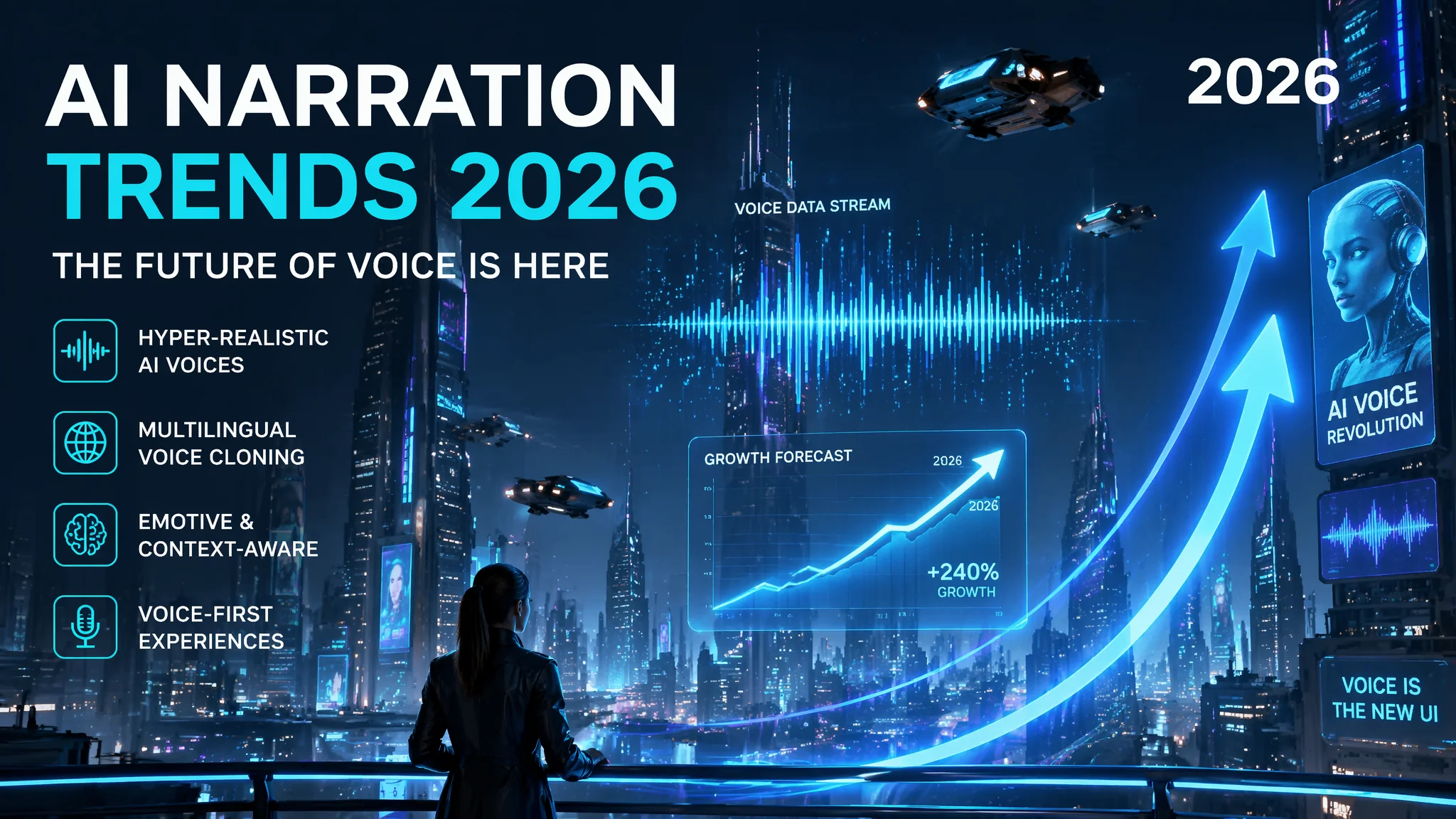 AIナレーション最新トレンド2026：音声合成技術の今とこれから