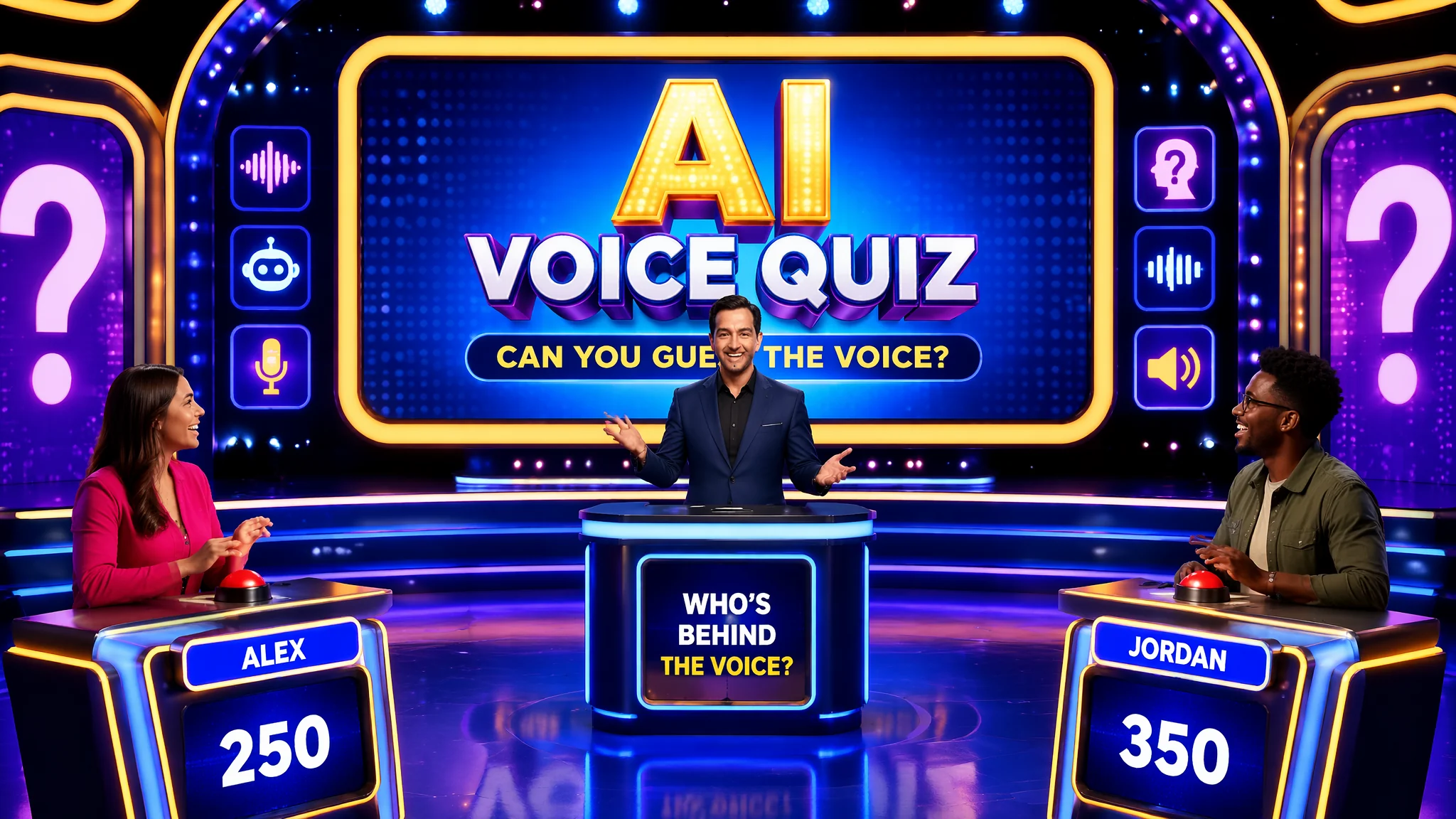 AI音声で作るクイズ・ゲーム番組2026：解答者もAIで自動生成