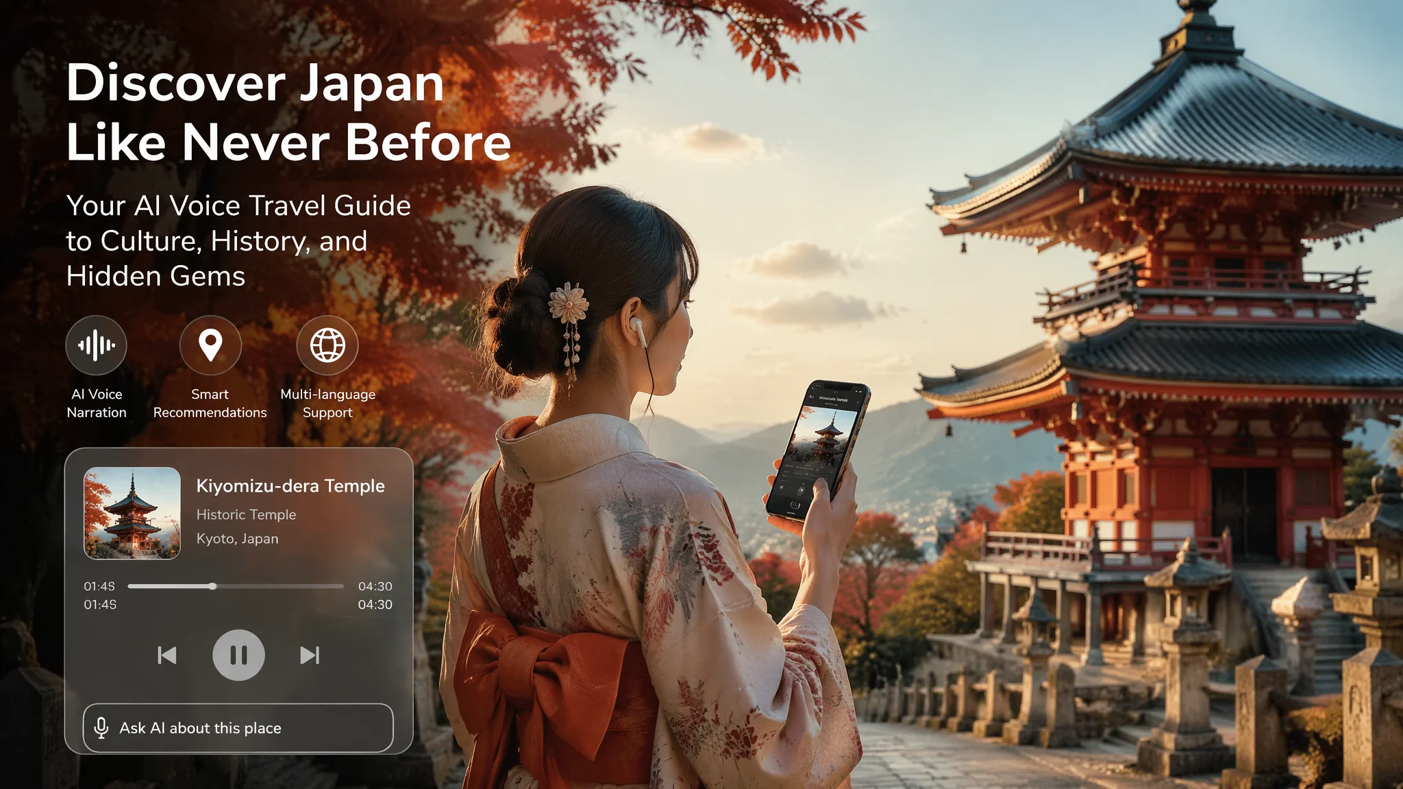 AI音声で観光ガイド・旅行動画を作る方法2026：多言語で訪日客を案内