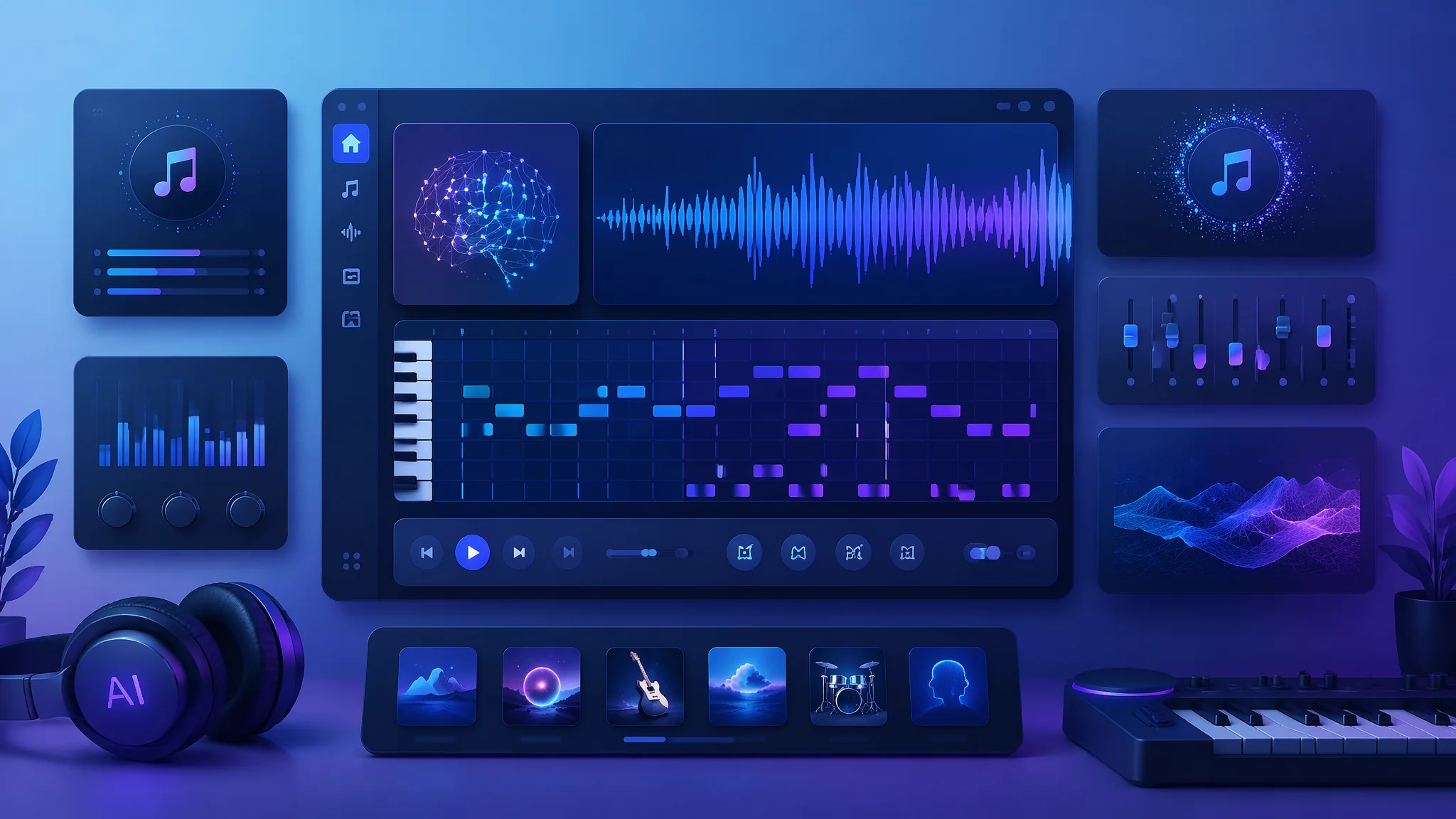 AI音乐生成工具实测：Suno vs Udio vs Stable Audio谁更懂音乐 - FlowPix