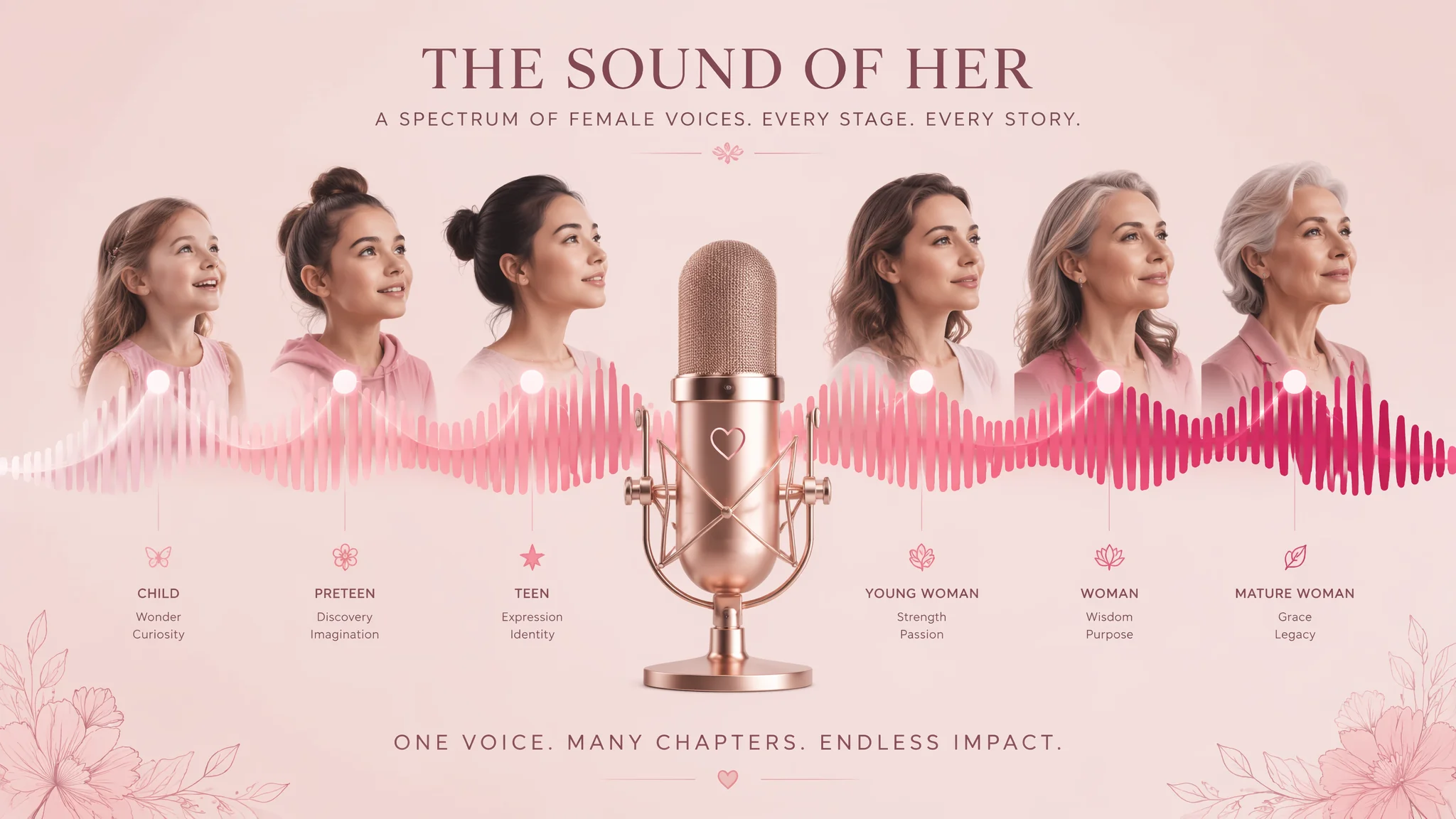 AI女生配音怎么挑声音？女性配音的全风格选型和调试指南