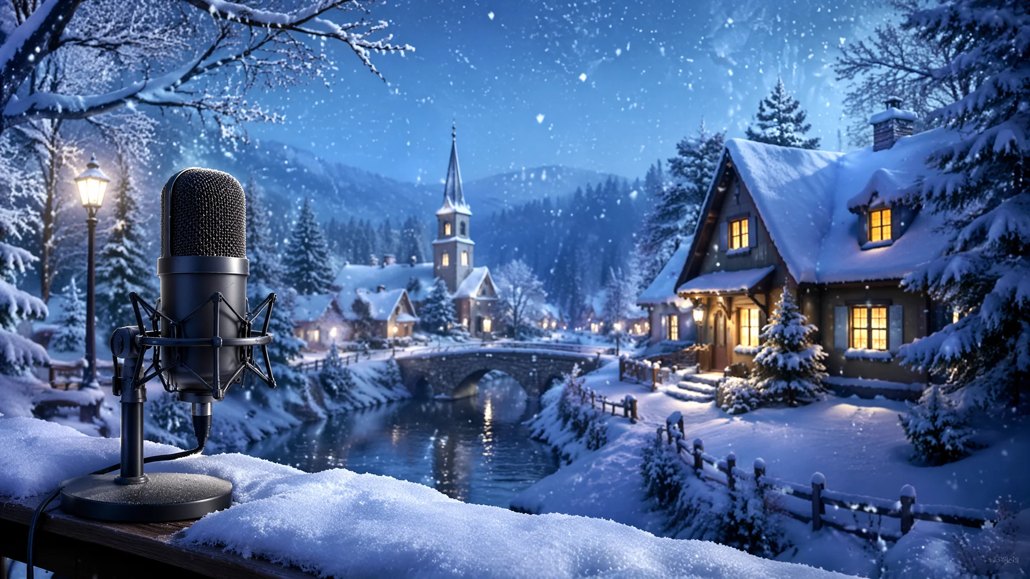 AI下雪配音怎么做？冬日飘雪和银装素裹风格的配音创作