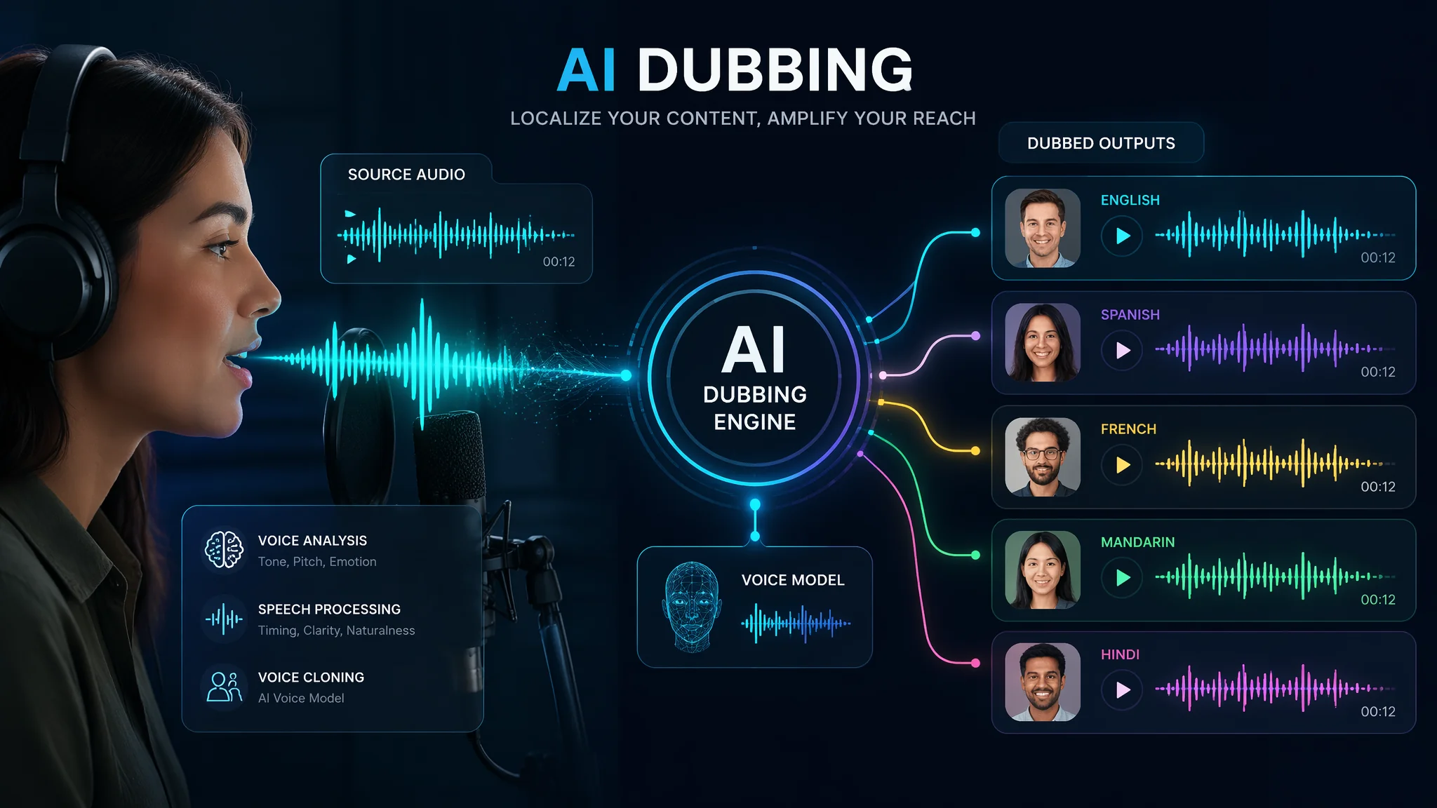 ai库里配音怎么做出标志性声线？我的声音克隆实战记录