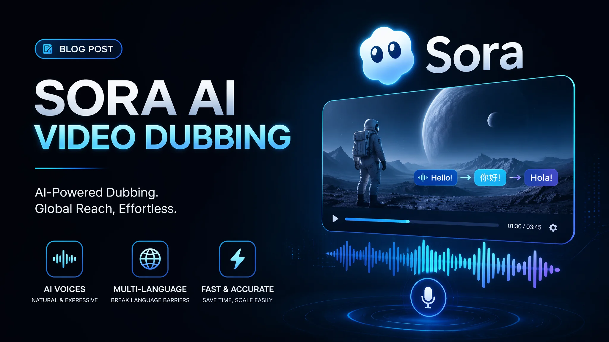 Sora配音AI：新一代智能语音创作工具