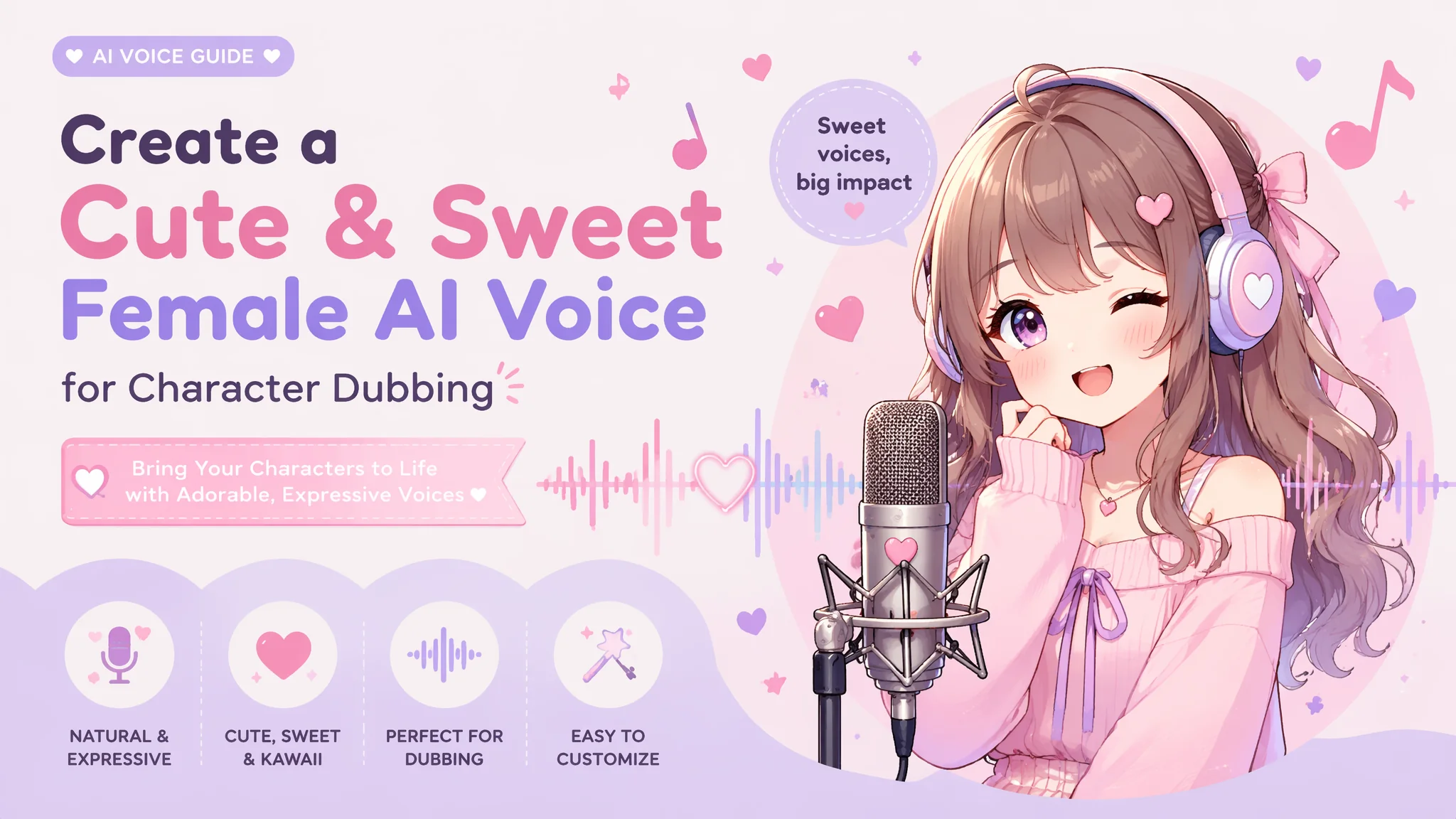 AI香香配音怎么弄？可爱女声角色克隆制作教程