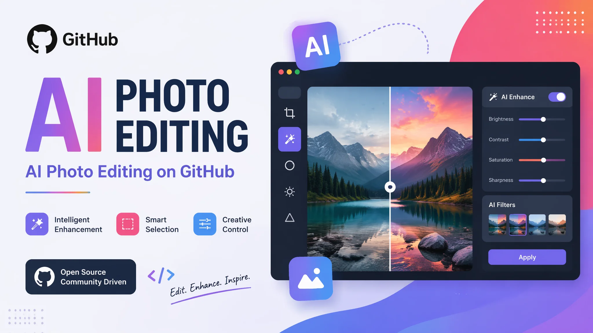 GitHub上的AI修图开源项目精选：从入门到可部署