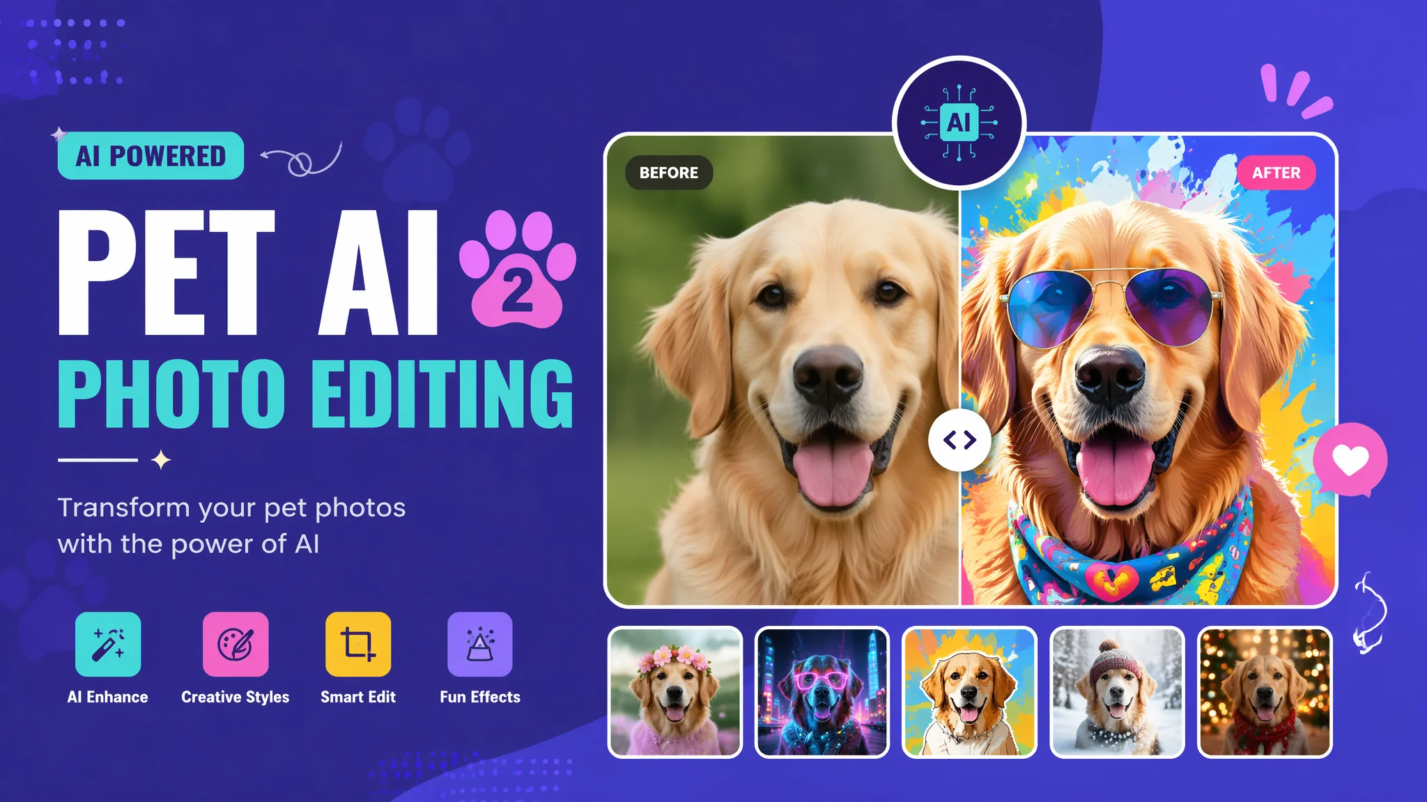 宠物修图AI：猫咪狗狗照片一键精修的终极指南