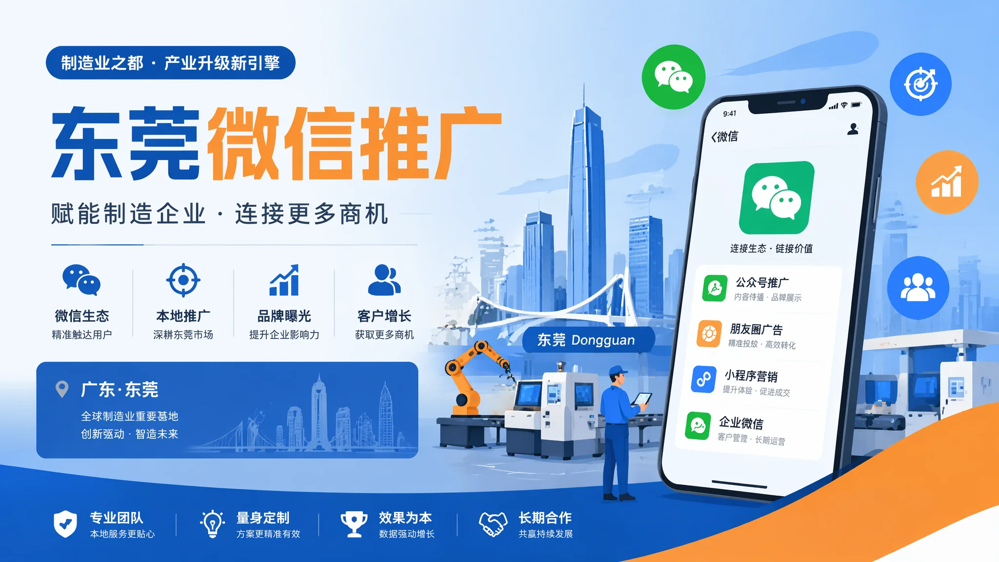 东莞微信公众号推广实操：制造业服务号如何从0做到1000+精准粉丝