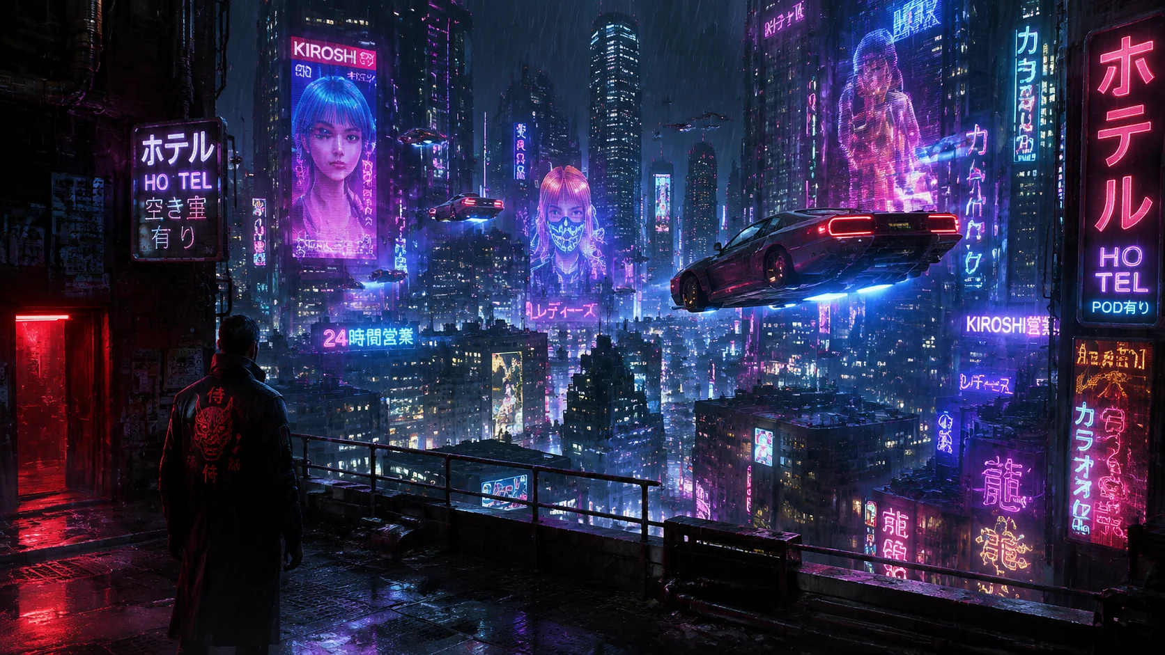 AI绘画赛博朋克风格：画出未来科技感的炫酷作品