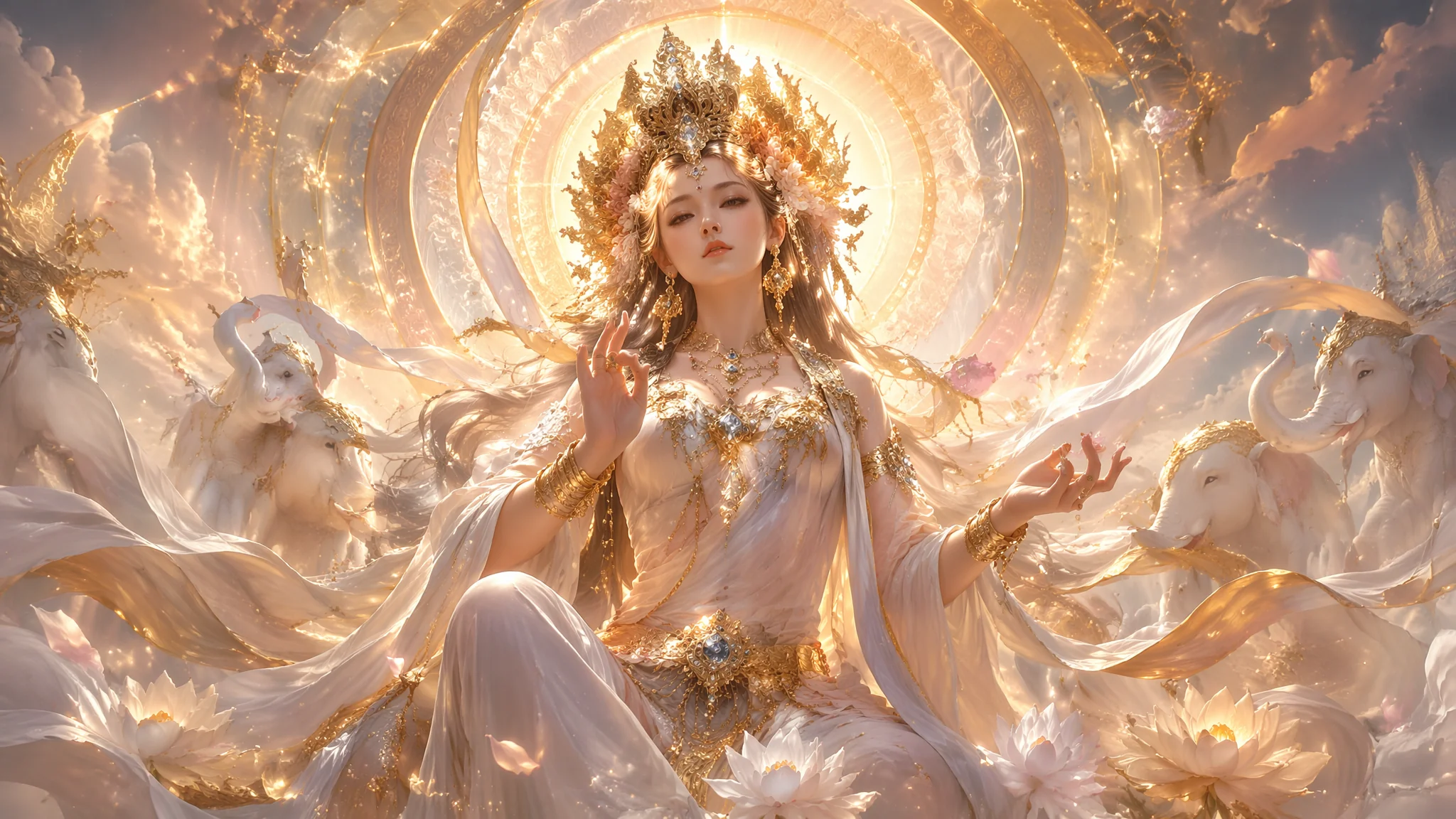 神女AI绘画教程：神话女神角色的神圣气韵画法