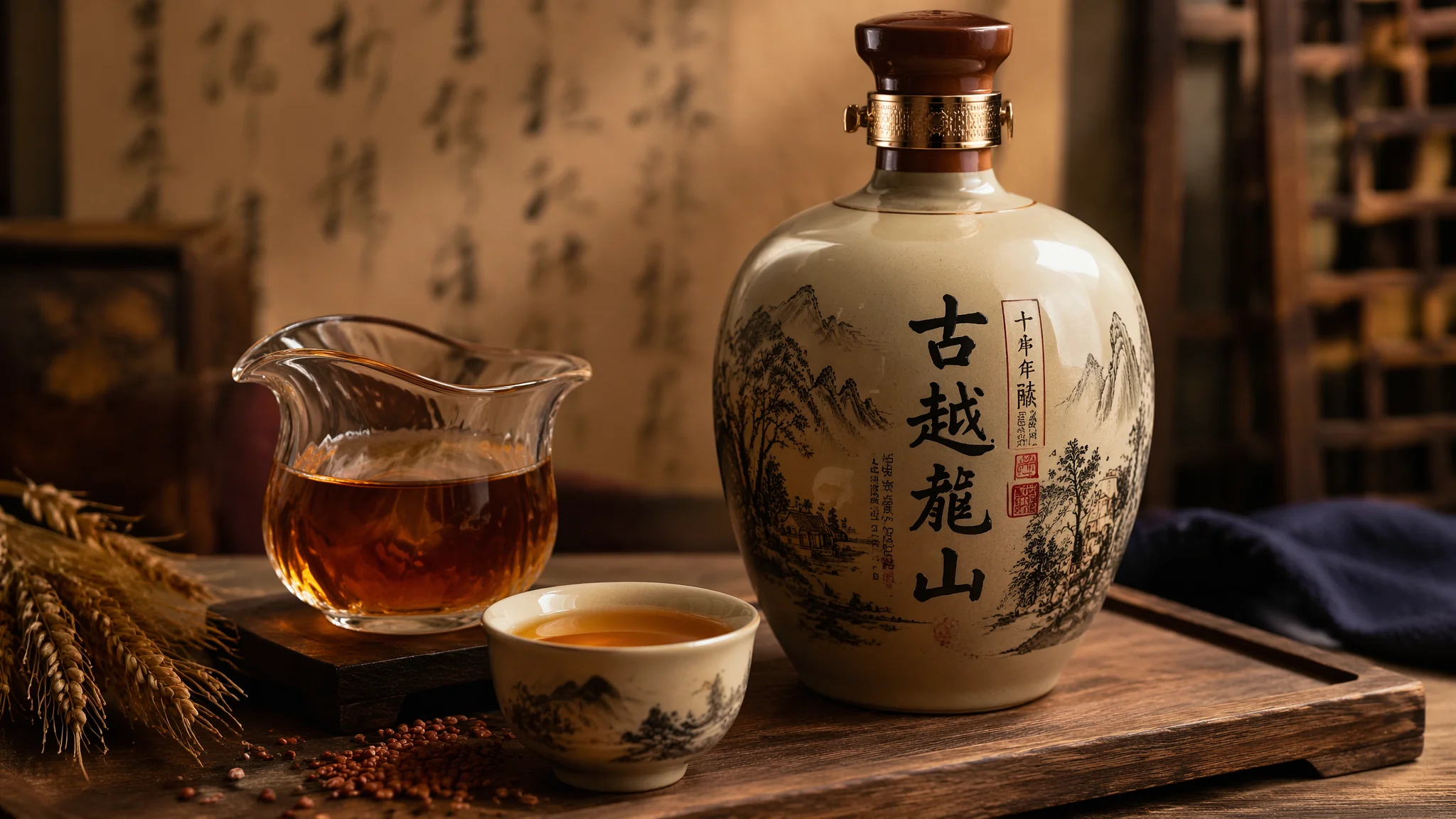 AI绘画白酒教程：中国酒文化和饮酒场景的艺术表现
