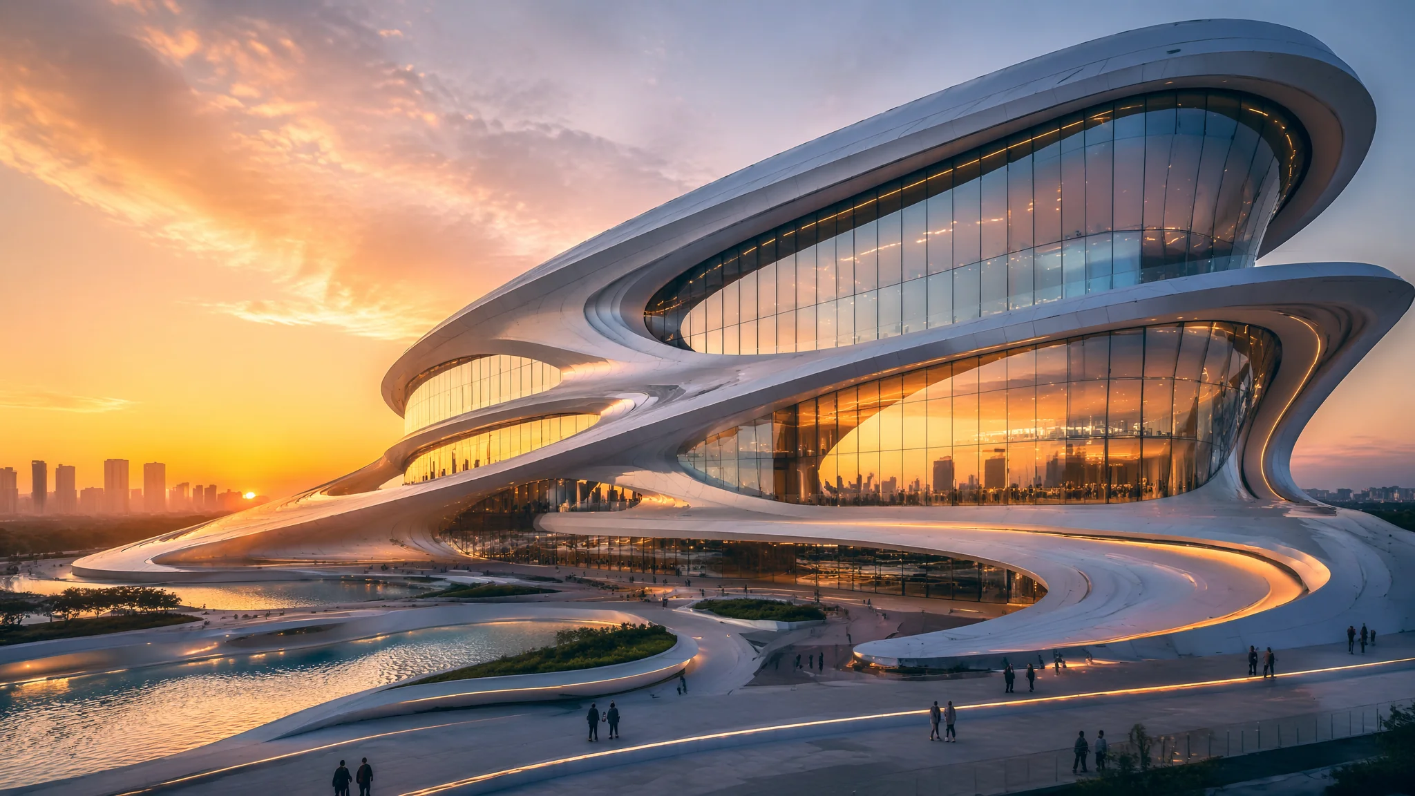 AI绘画建筑教程：从现代摩天楼到中式园林的建筑设计Prompt大全