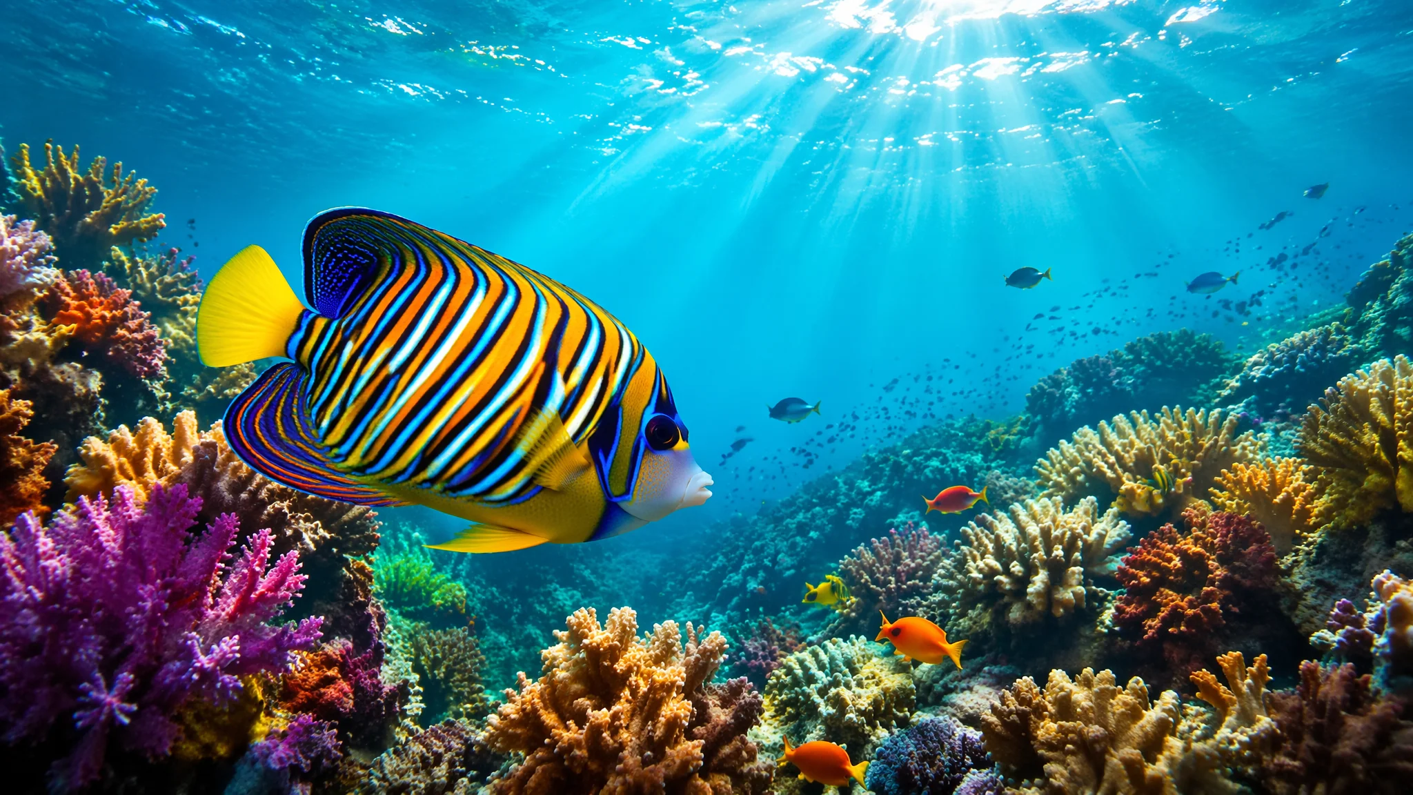 AI鱼虾海洋生物绘画：从热带鱼到深海怪物的水下世界Prompt指南