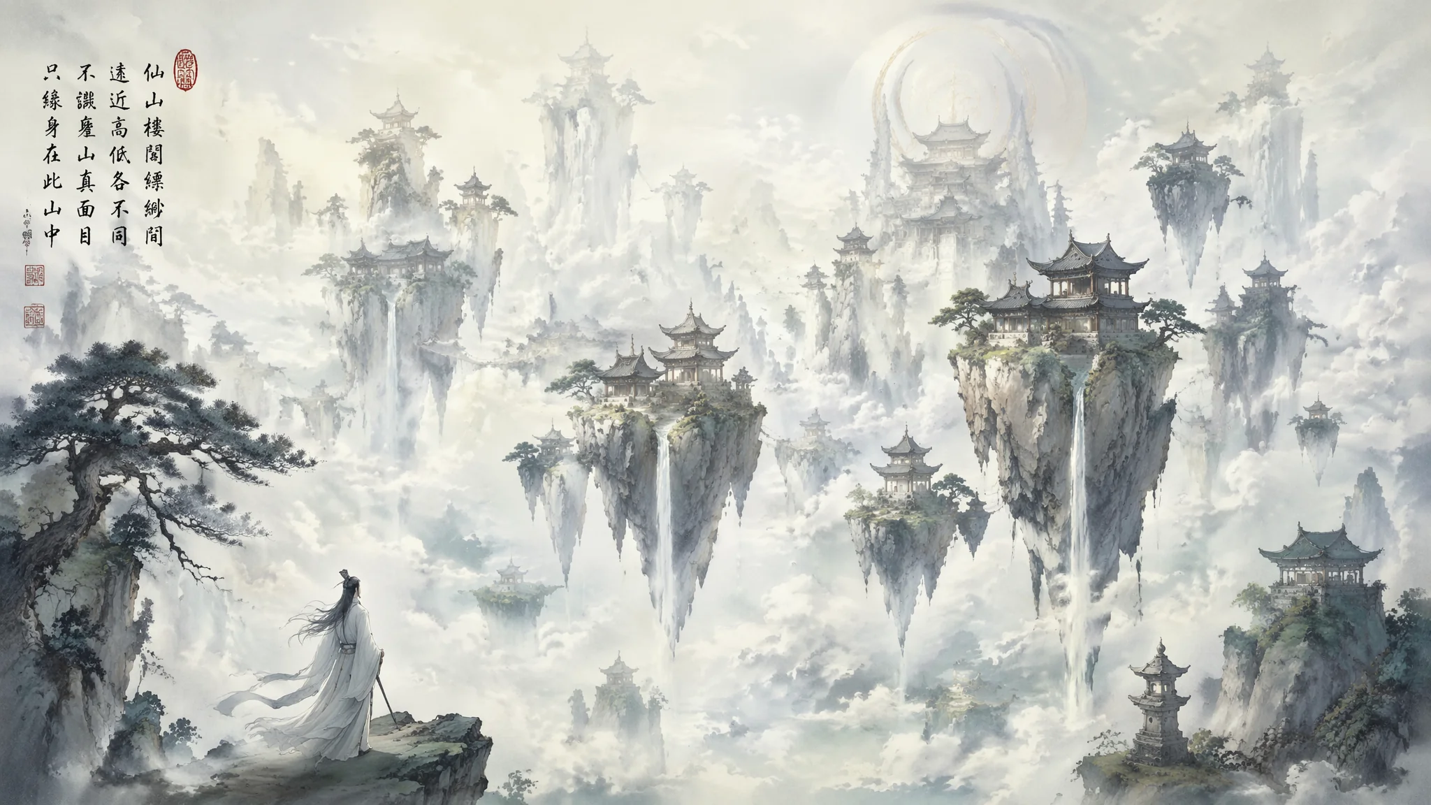AI绘画古风场景：从仙侠山门到江湖客栈的中国古风建筑Prompt大全