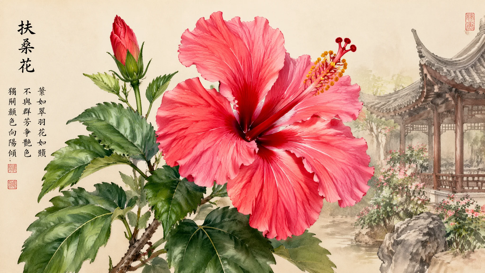 AI月季花卉绘画：层层花瓣与浪漫色彩的园艺美学视觉指南