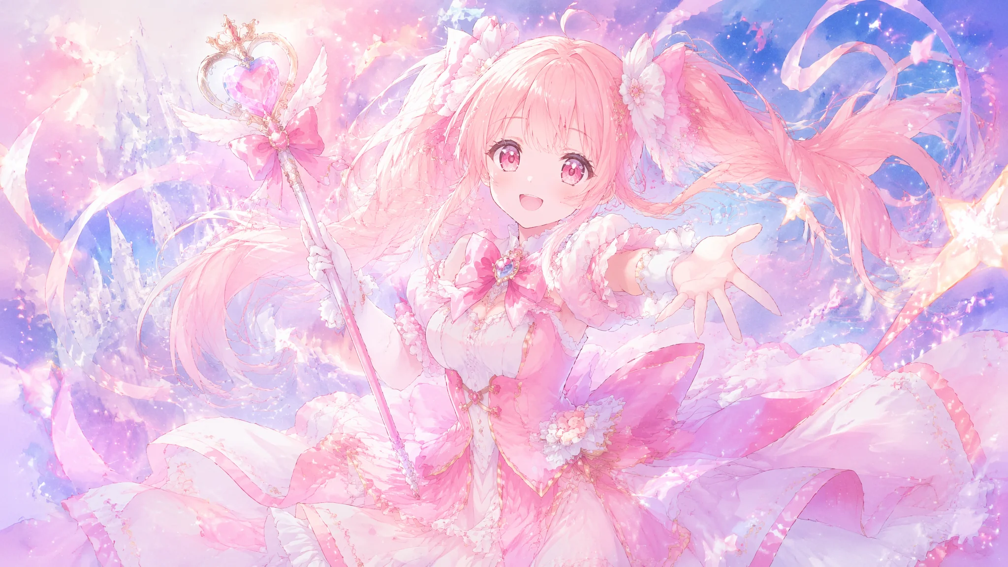 AI魔法少女小圆绘画：暗黑童话风的经典日漫角色创作