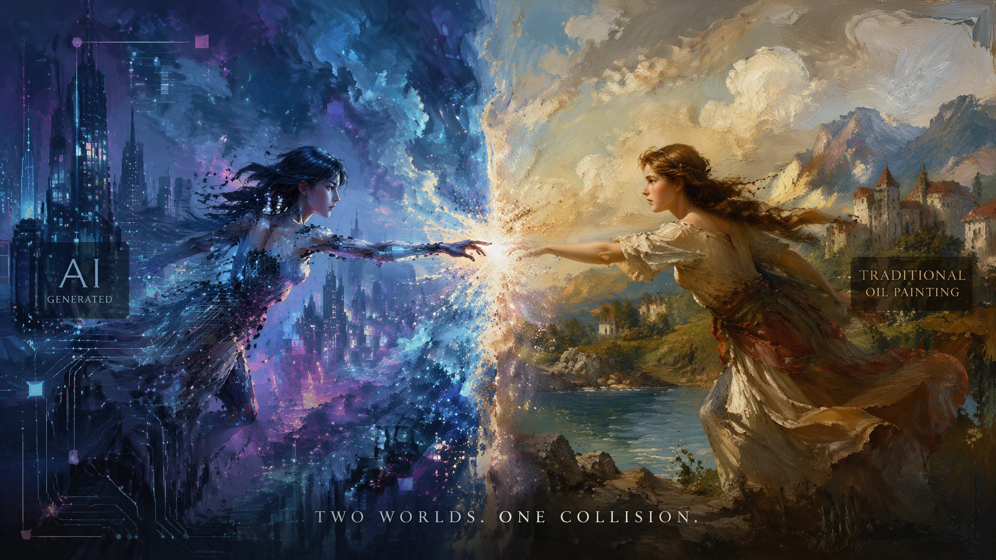 AI绘画与传统绘画的区别：人机创作边界与互补关系分析