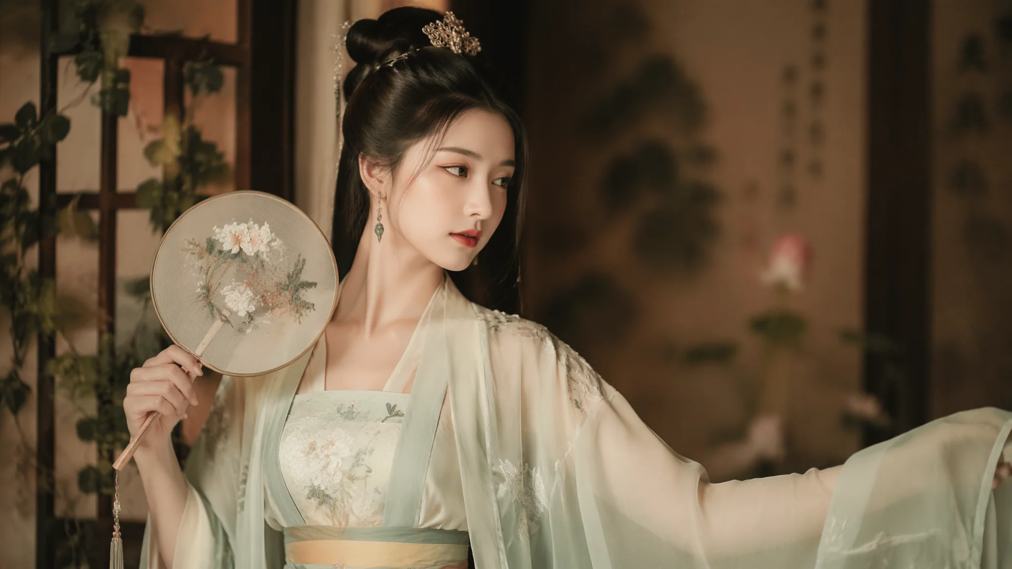 AI古装美女绘画进阶：汉服仙女与古风美人的精致角色视觉创作