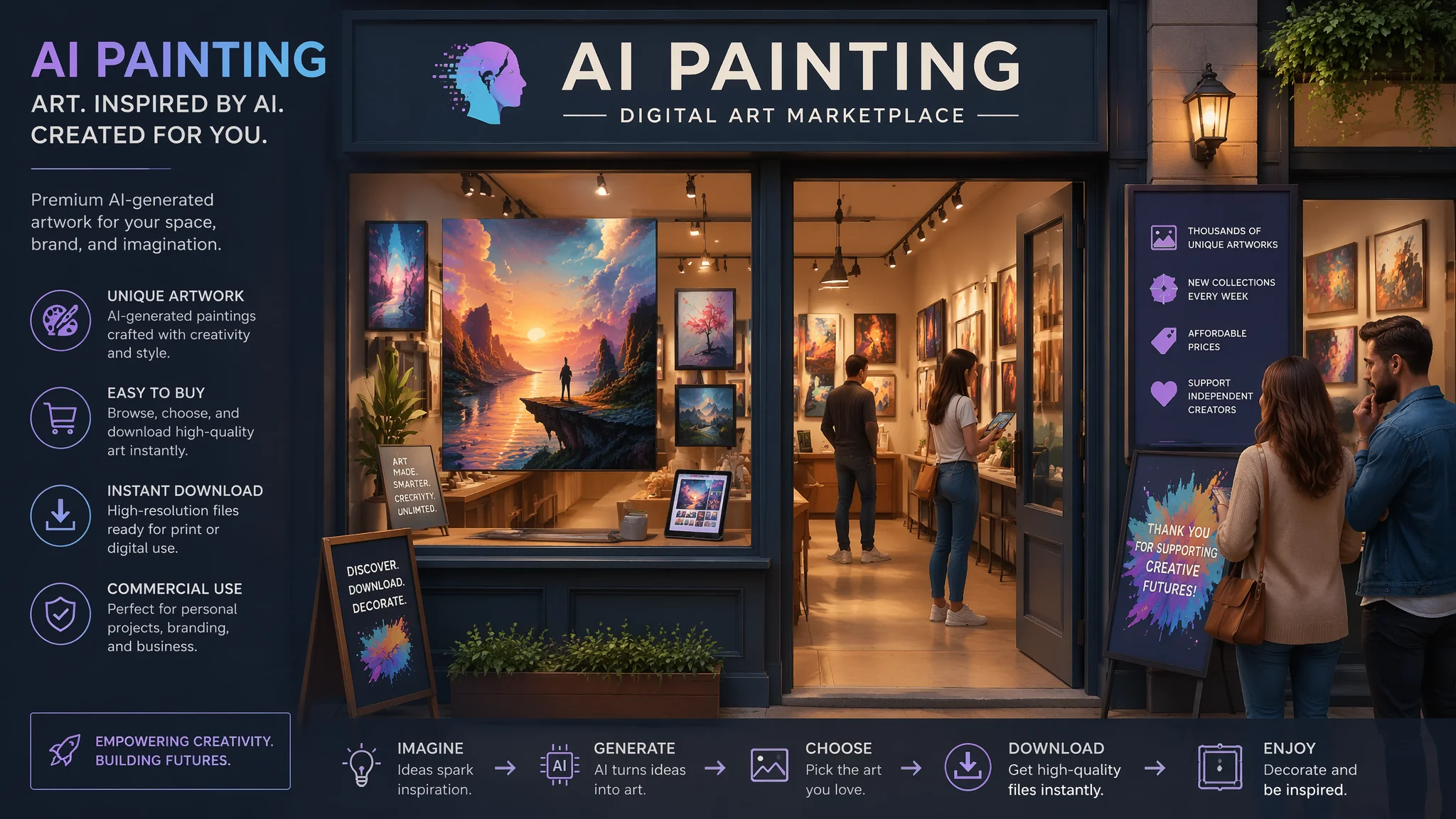 AI商业绘画应用：广告电商与品牌视觉的AI创意解决方案