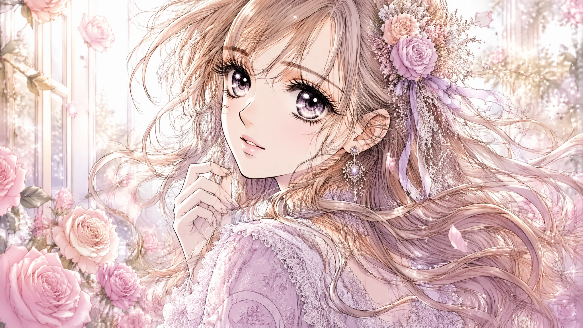 AI女性漫画角色绘画：日式少女漫与青年漫画风的角色创作教程