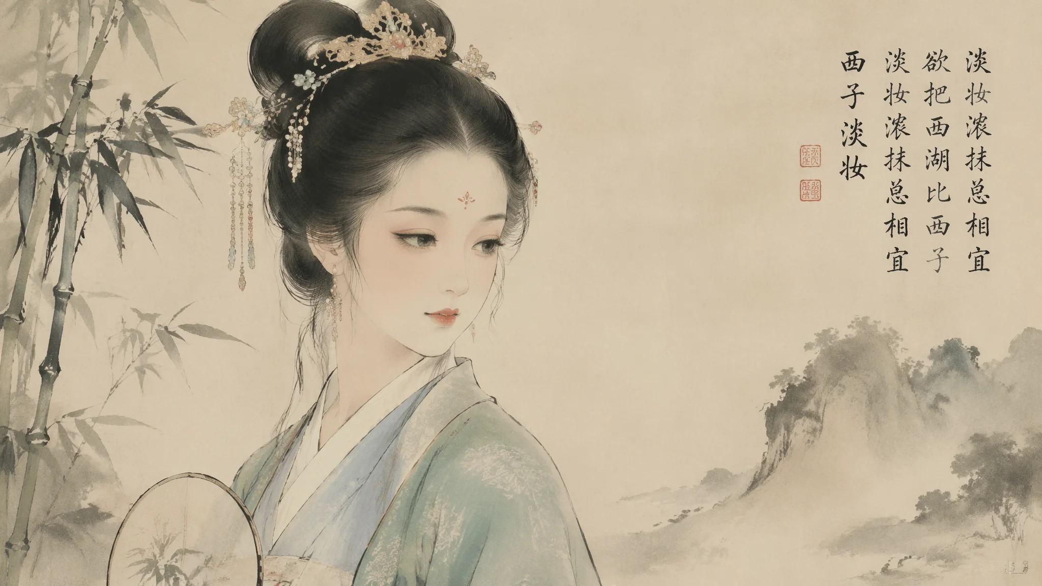AI国风古韵绘画：中华传统文化元素与东方古典美学的视觉表达