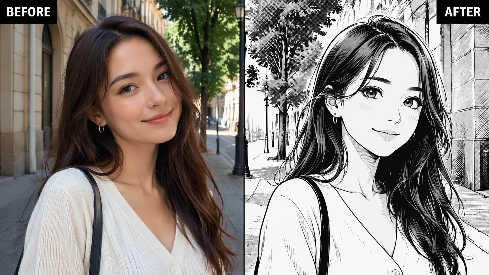 AI照片转漫画风格：真人照片一键变日式漫画的完整操作教程