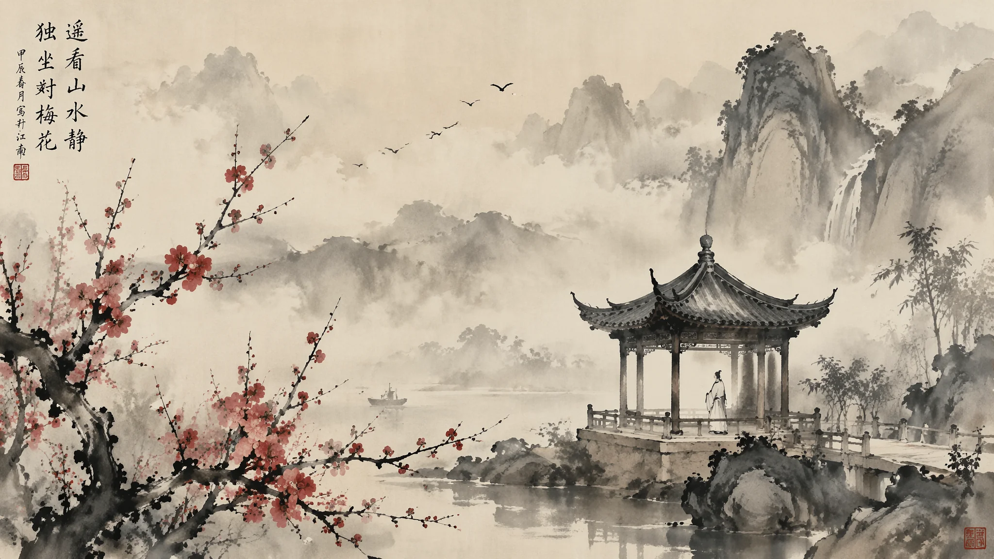 AI绘画国风怎么画得正？国风元素与色调提示词