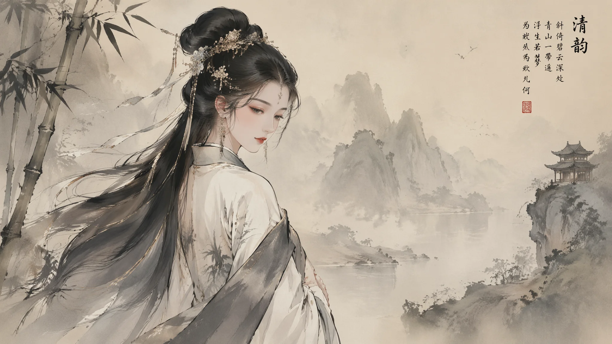 AI绘画国风人物怎么画？国风角色的提示词