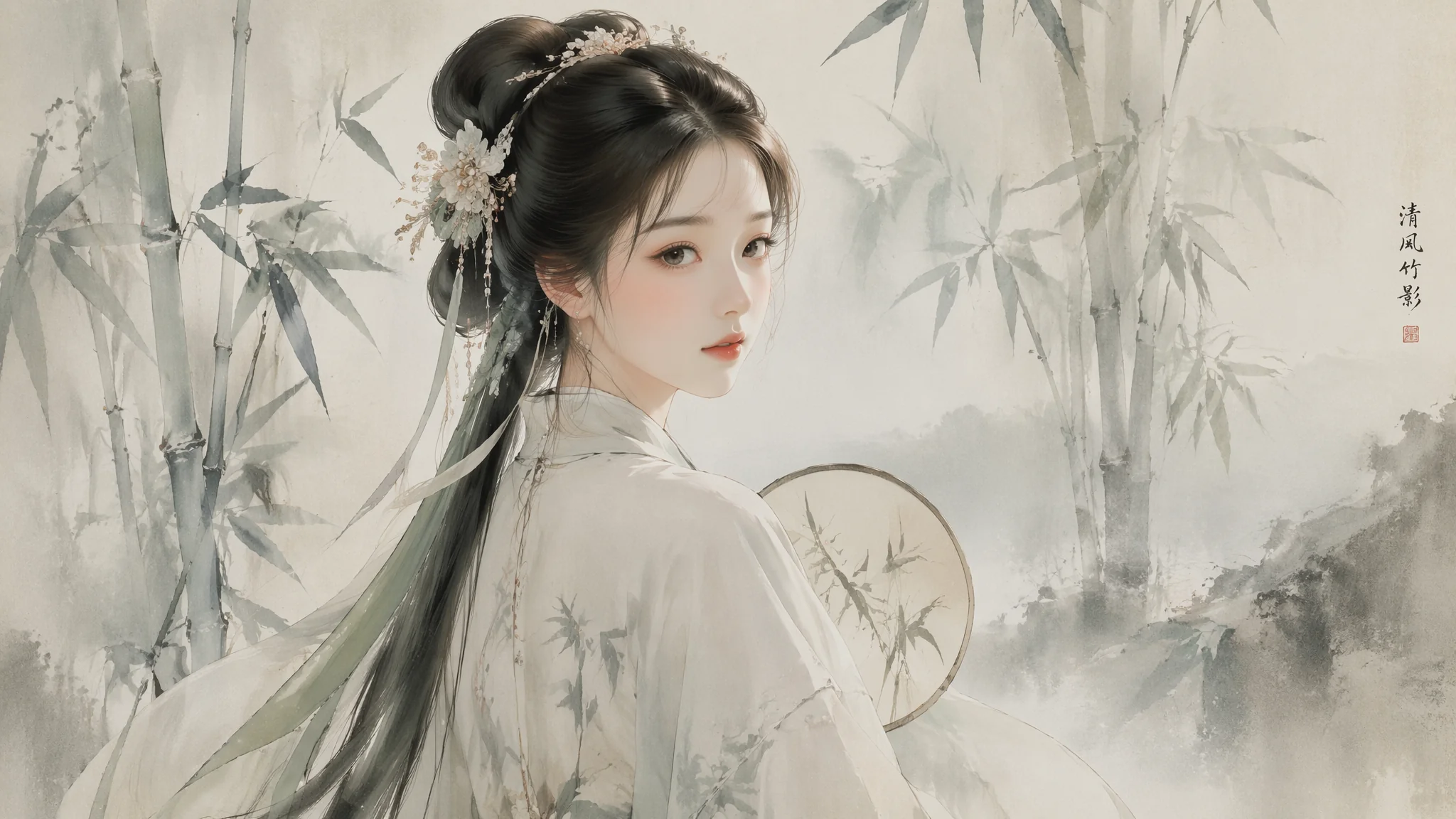 AI绘画国风女孩怎么画？国风少女提示词