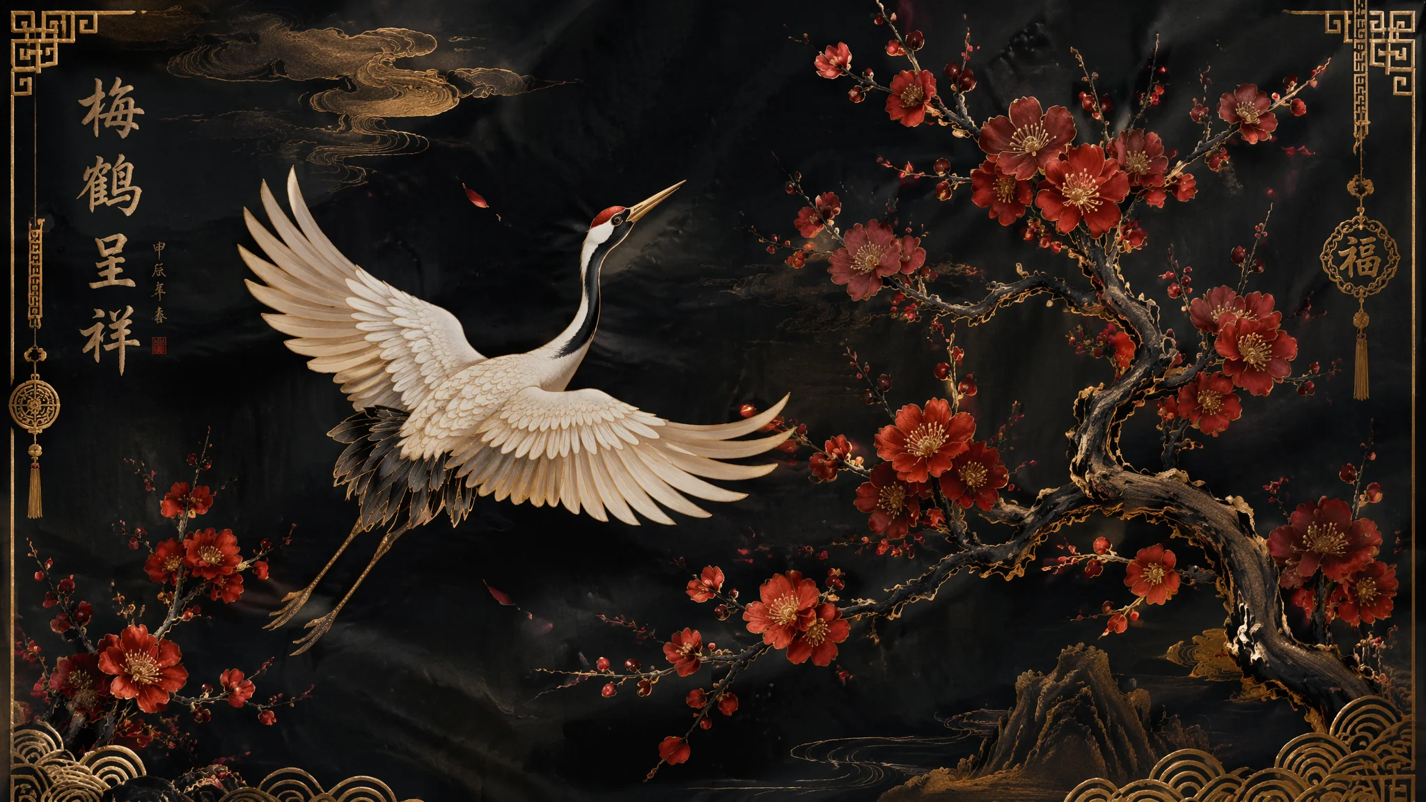 AI绘画国风壁纸高清精选：从工笔重彩到水墨留白的出图技巧